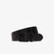 lacoste monogram leather belt