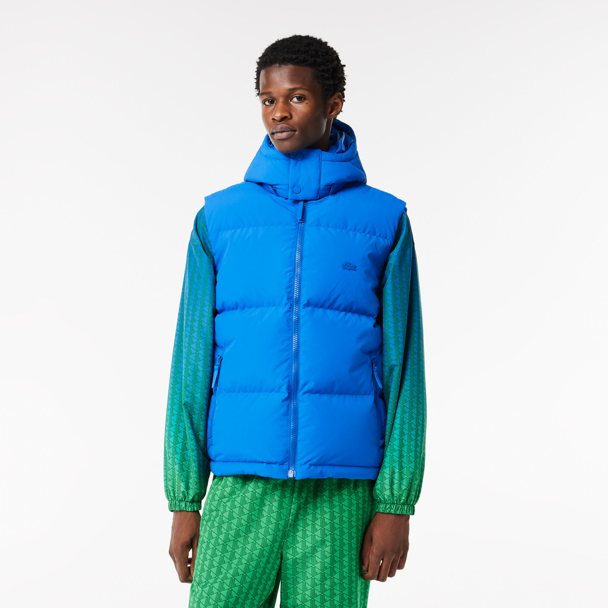 Lacoste gilet blue outlet