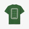 lacoste tennis print cotton jersey t shirt