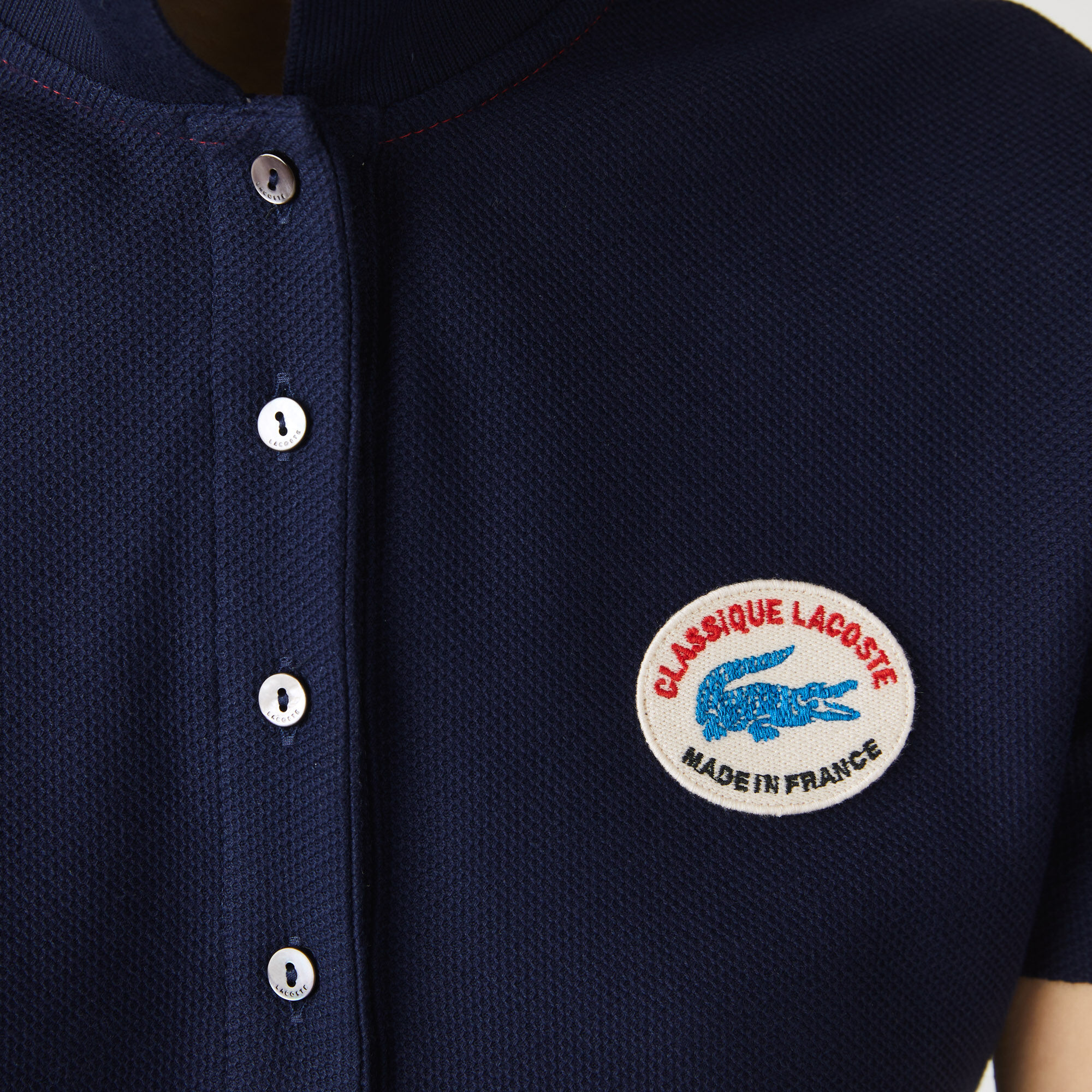 Women’s Lacoste Made In France Slim Fit Organic Cotton Piqué Polo Women’s Lacoste Made In France Slim Fit Organic Cotton Piqué Polo