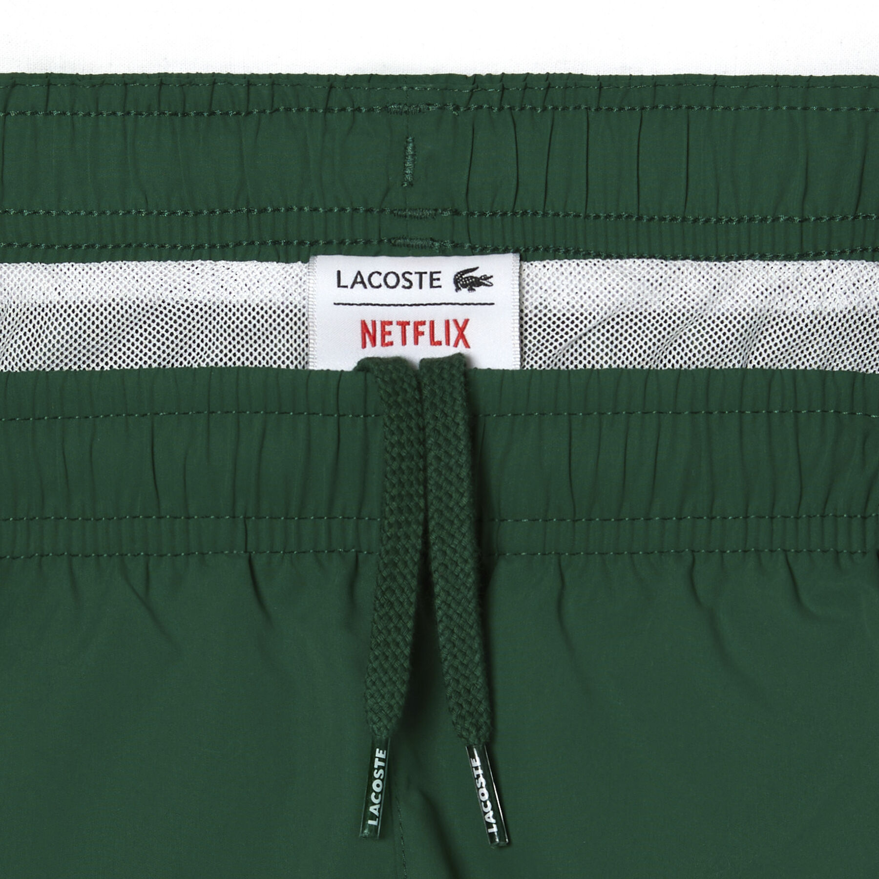 Boy’s Lacoste x Netflix Contrast Badge Swim Trunks boy s lacoste x netflix contrast badge swim trunks