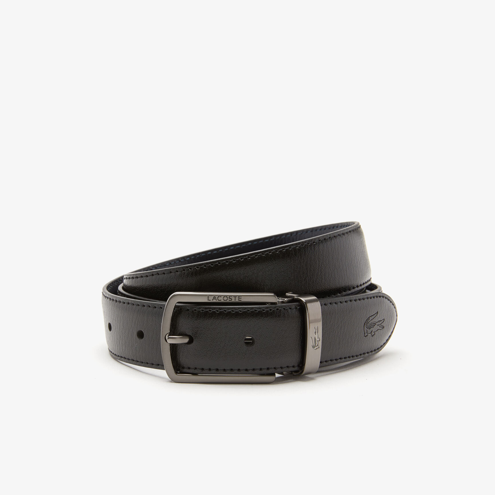 Men's Lacoste Two Pin Buckle Belt Gift Set Men's Lacoste Two Pin Buckle Belt Gift Set