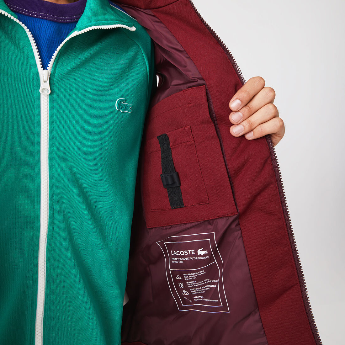 Men's Fold Away Hood Short Vest Jacket Men's Fold Away Hood Short Vest Jacket