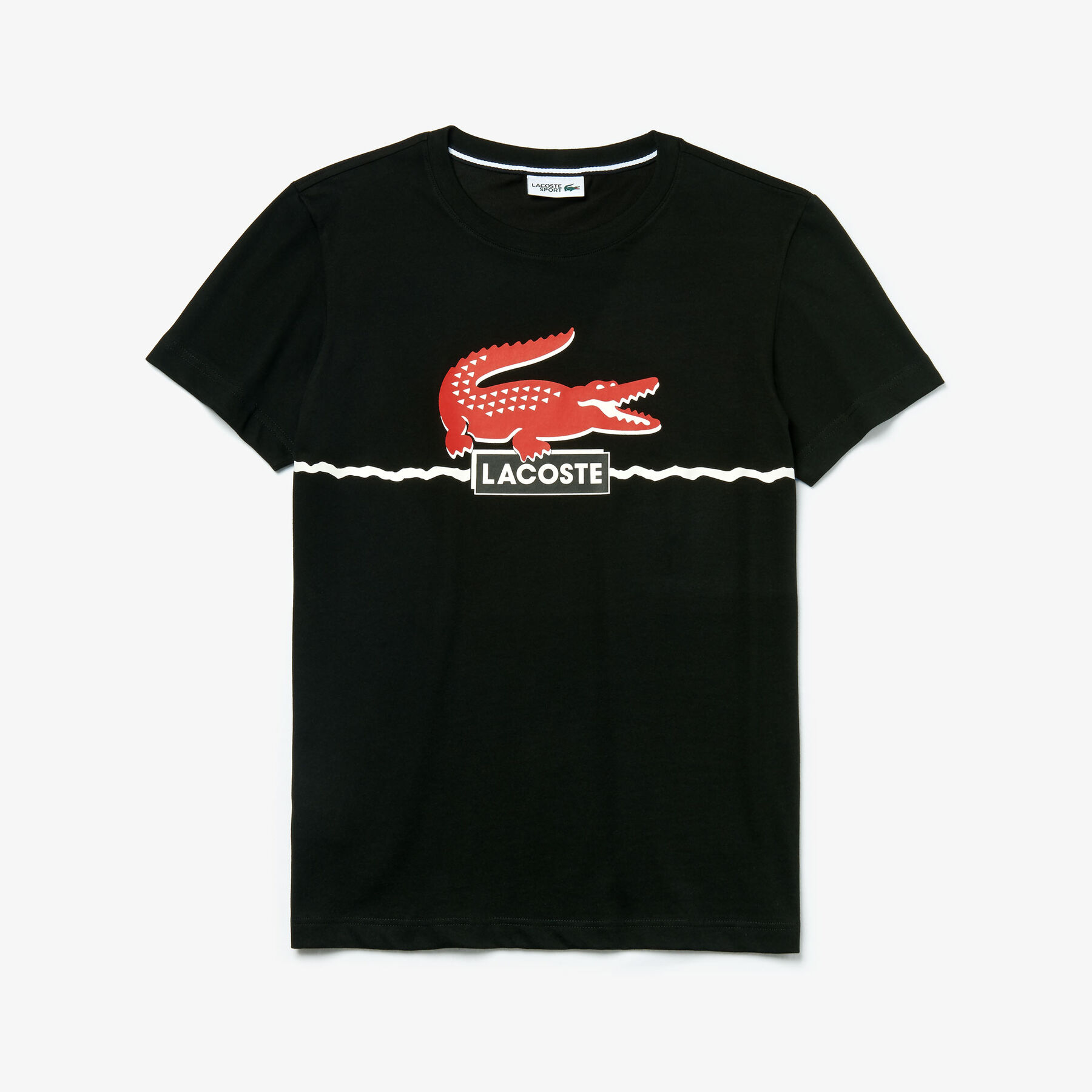 Men's Lacoste SPORT Print Cotton Blend T-shirt men s lacoste sport print cotton blend t shirt