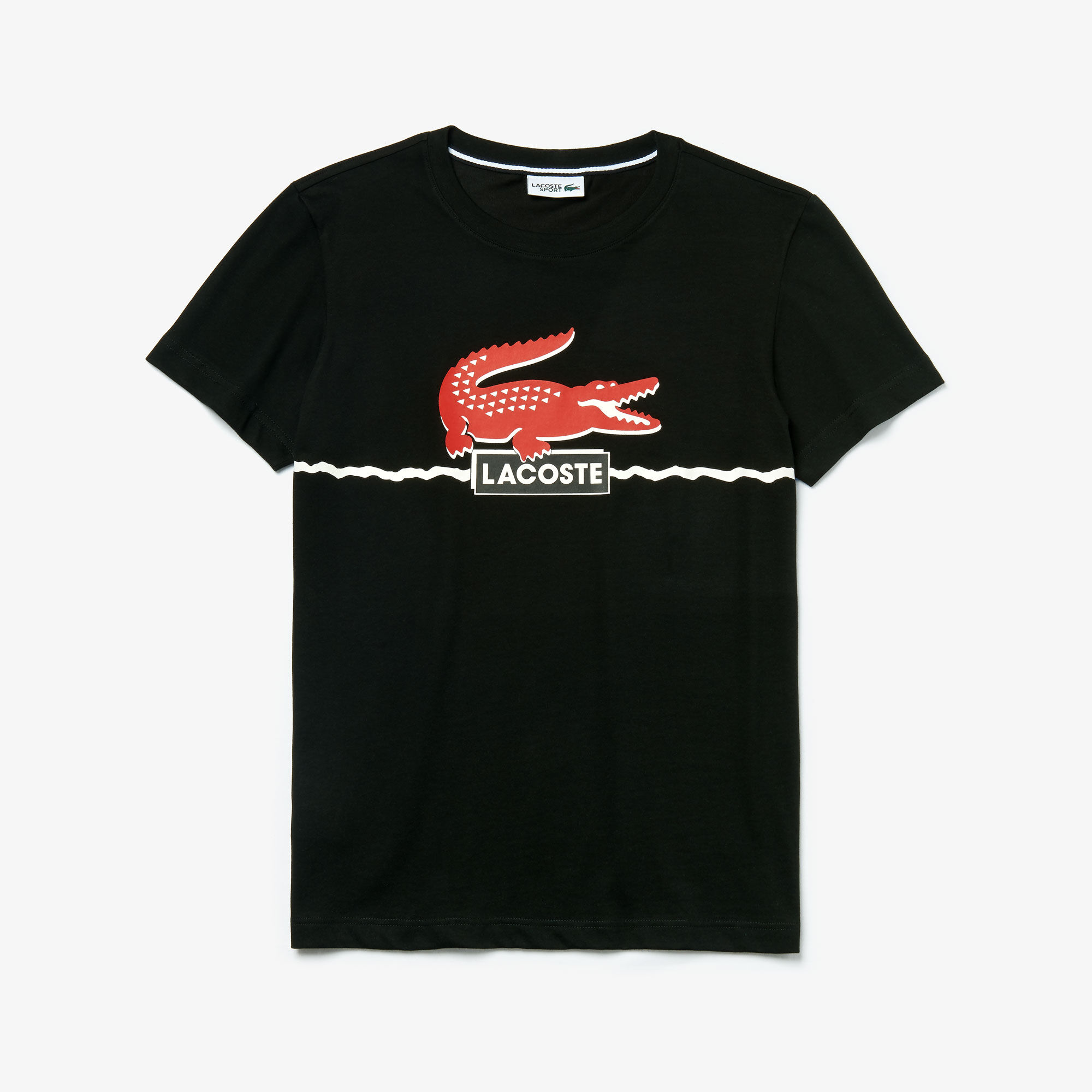 Men's Lacoste SPORT Print Cotton Blend T-shirt Men's Lacoste SPORT Print Cotton Blend T-shirt