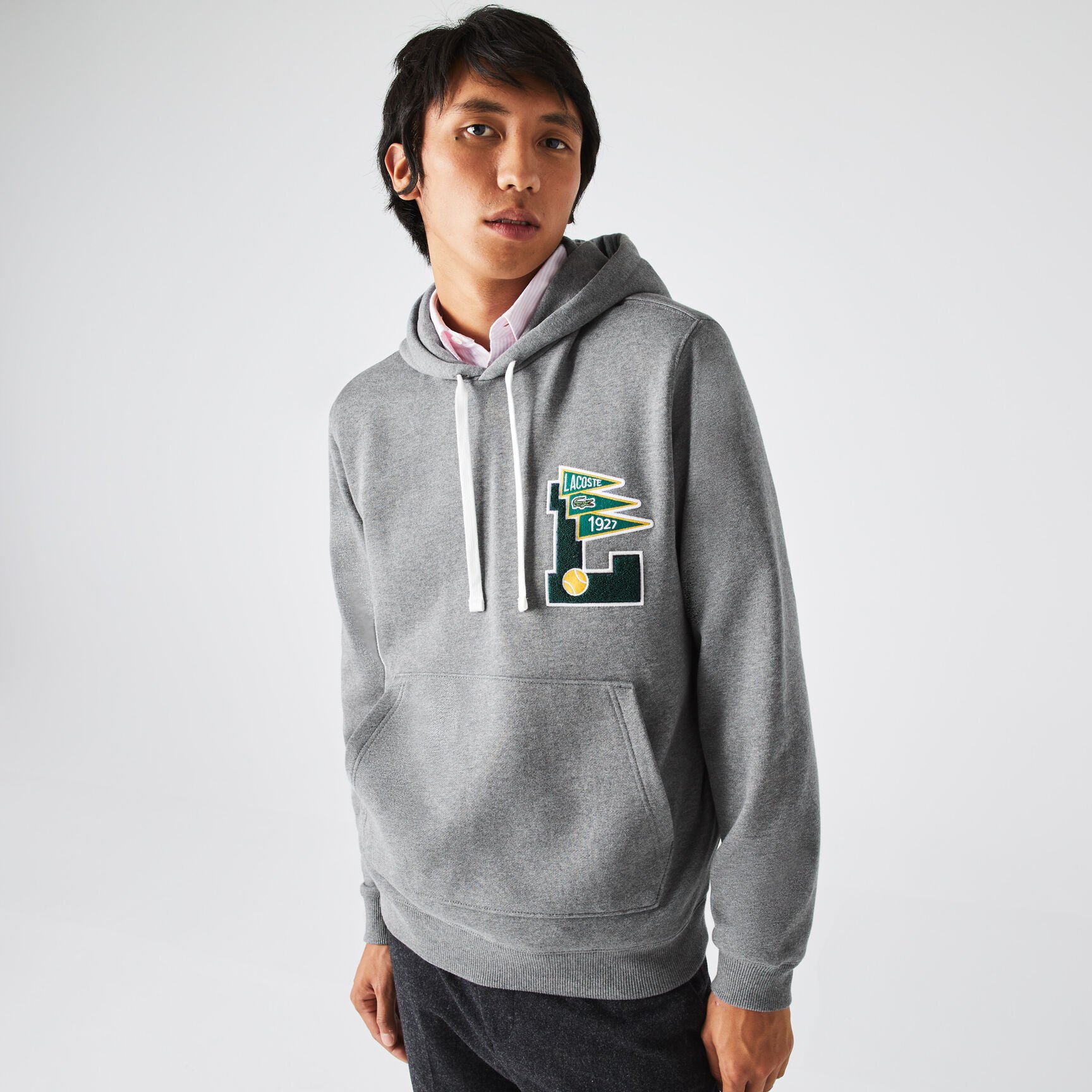 Men’s Pennants L Badge Hooded Cotton Fleece Sweatshirt Men’s Pennants L Badge Hooded Cotton Fleece Sweatshirt