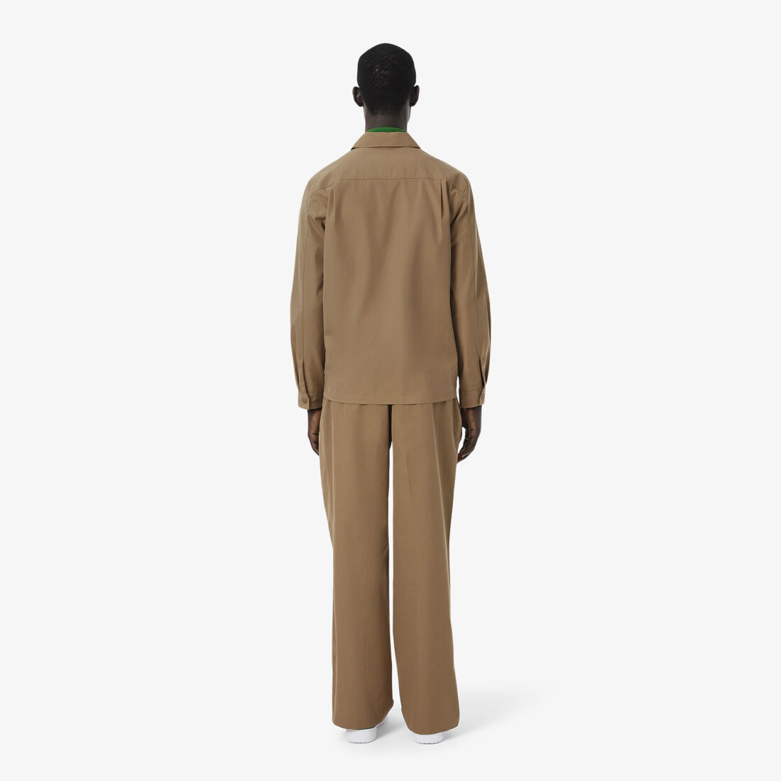 Loose Fit Pleated Twill Pants lacoste loose fit pleated twill pants