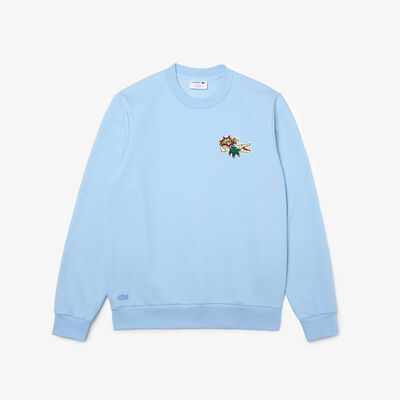 Men's Lacoste Holiday Badge Organic Cotton Sweatshirt