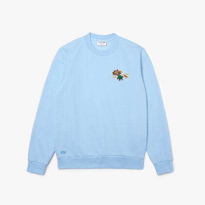 Men's Lacoste Holiday Badge Organic Cotton Sweatshirt