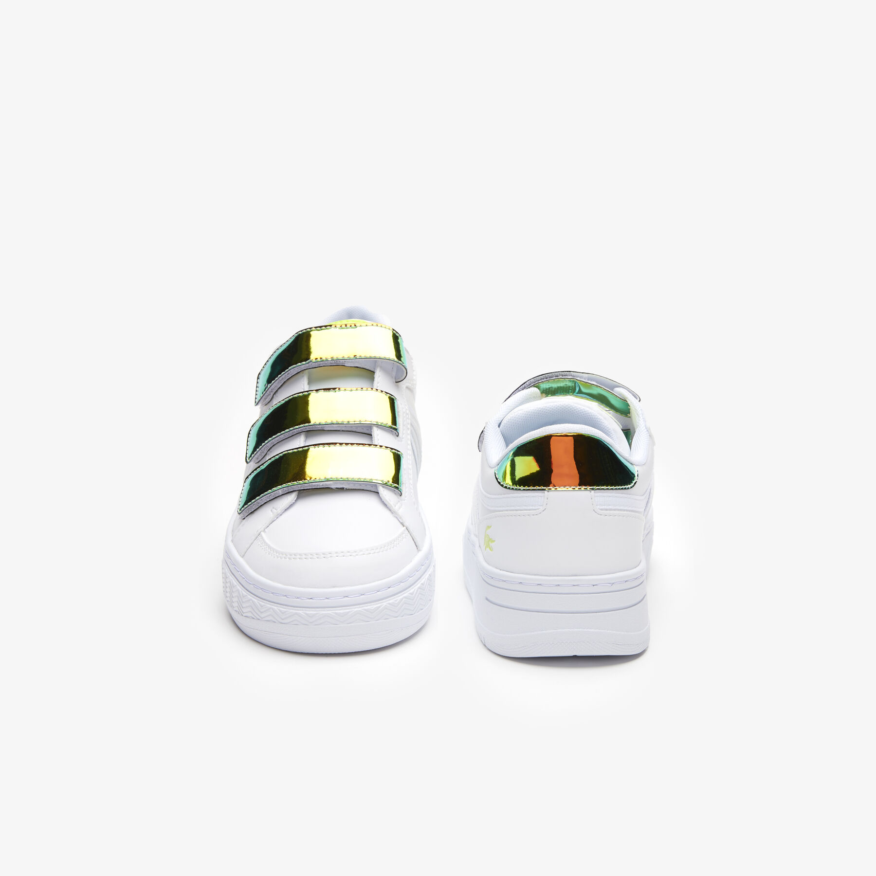 Infants' Lacoste L001 Synthetic Colour Block Trainers