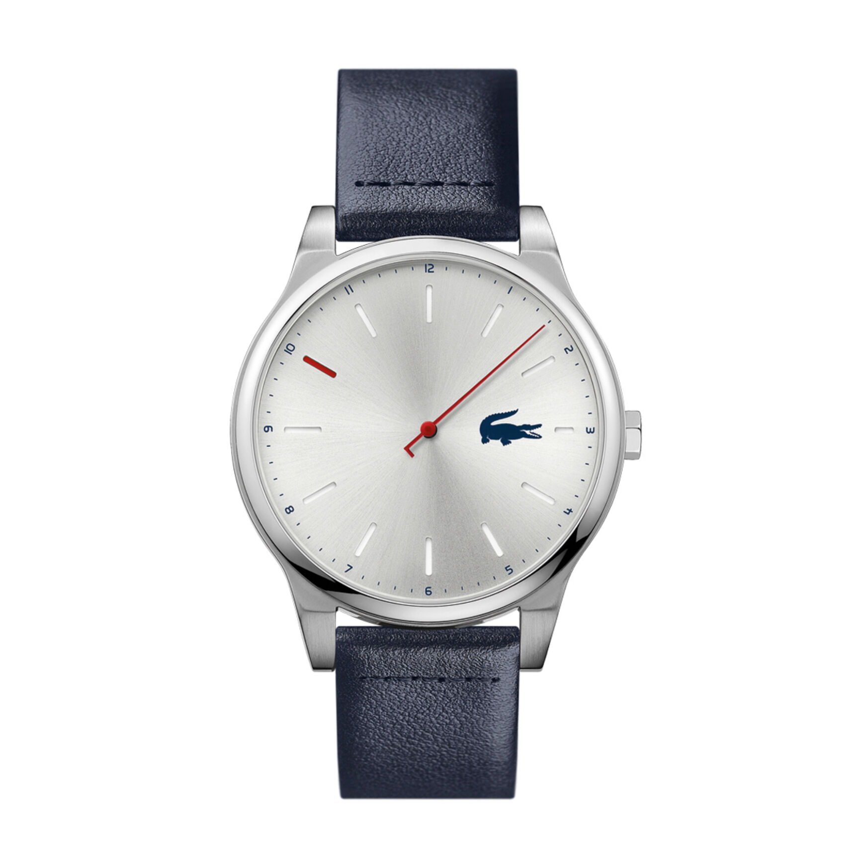 Lacoste Kyoto Mens Silver White Dial Watch Lacoste Kyoto Mens Silver White Dial Watch