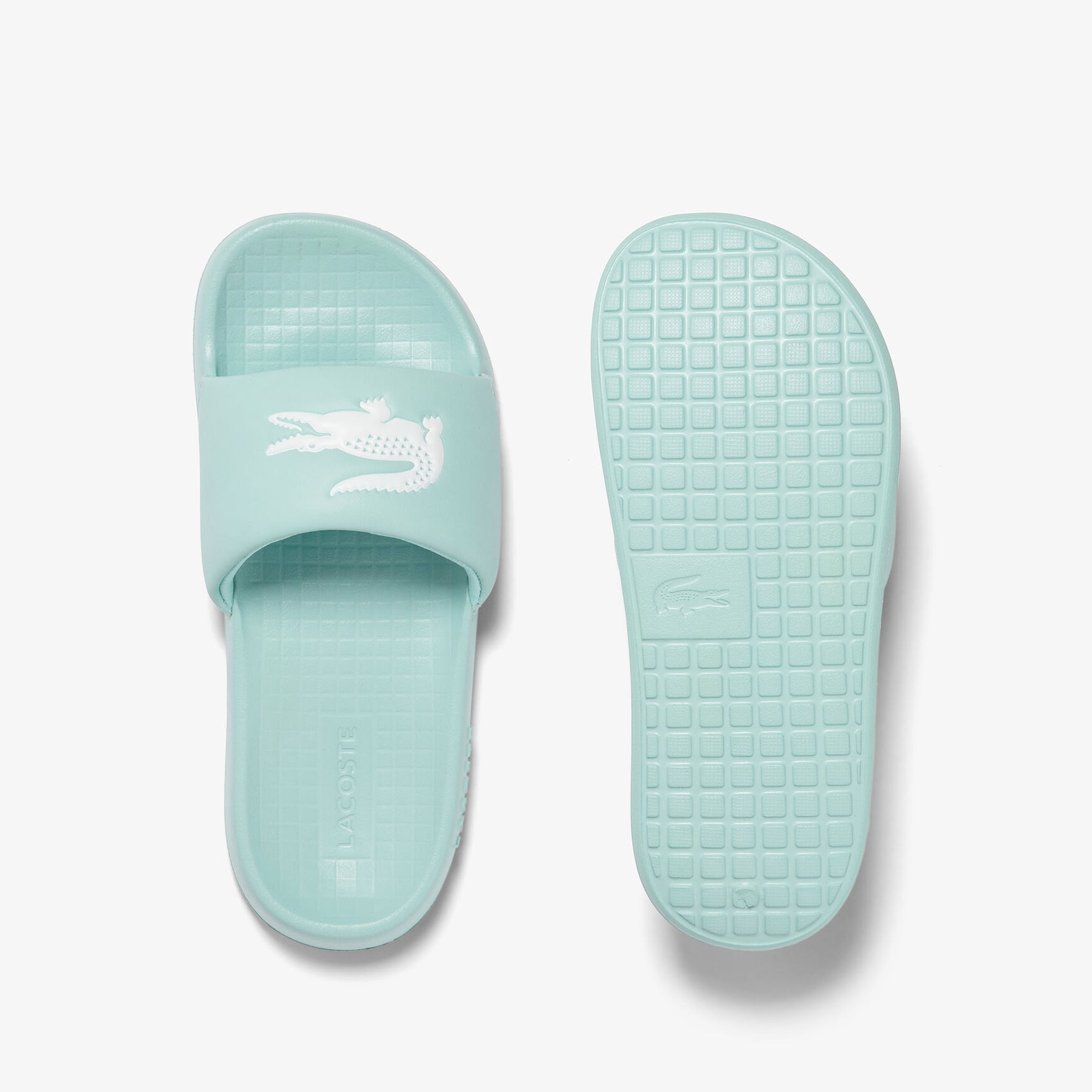 Women's Lacoste Croco 1.0 Synthetic Slides Women's Lacoste Croco 1.0 Synthetic Slides