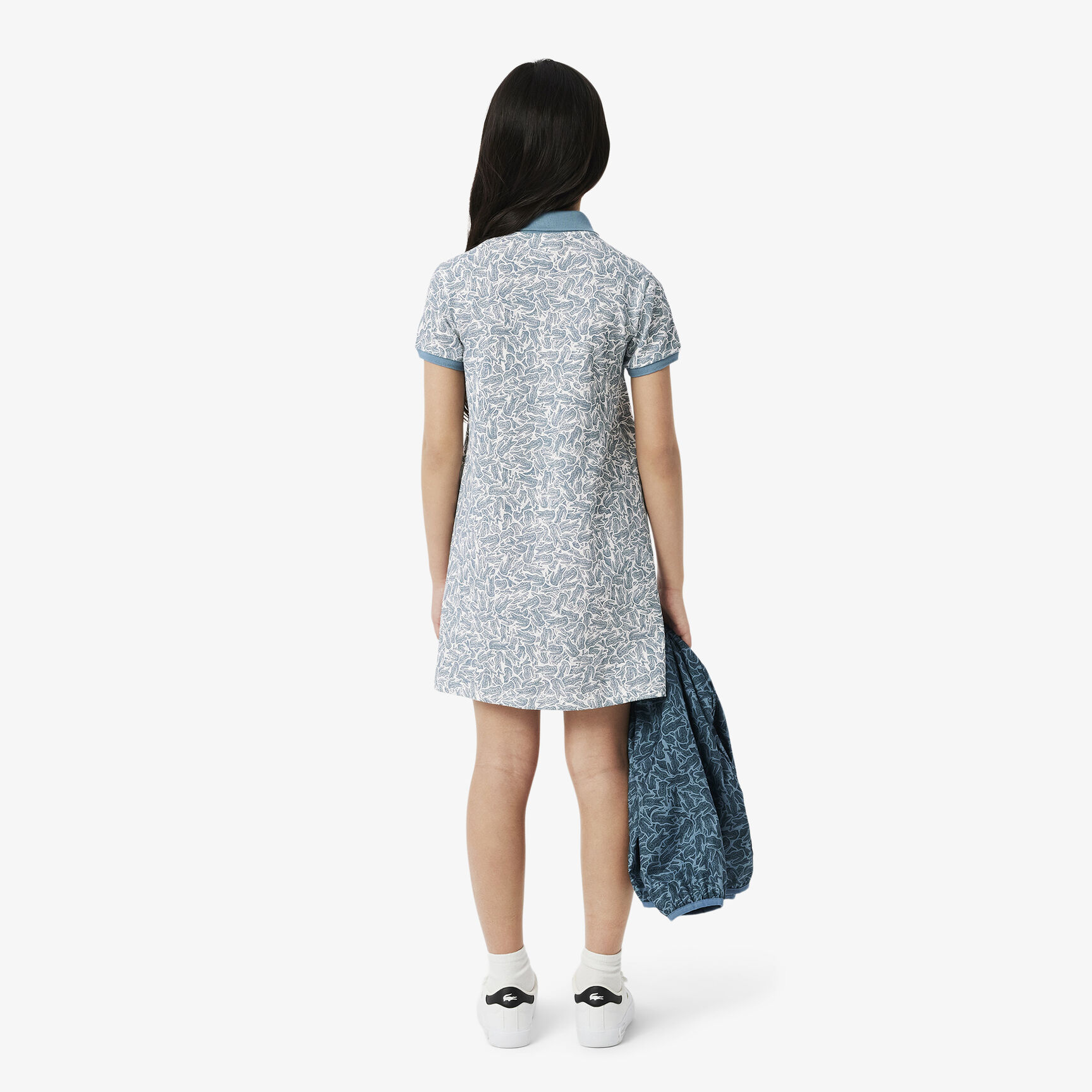 Printed Cotton Polo Dress