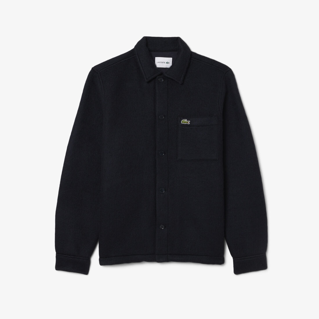 Wool Blend Felt Overshirt Wool Blend Felt Overshirt
