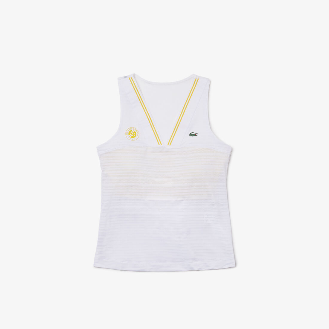 Women’s Lacoste SPORT French Open Edition Bimaterial Tank Top Women’s Lacoste SPORT French Open Edition Bimaterial Tank Top