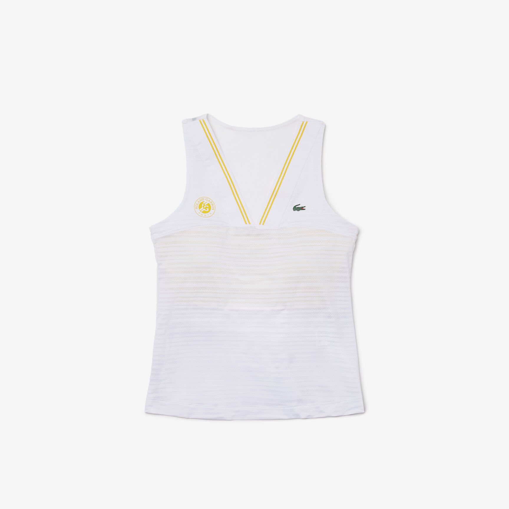Women’s Lacoste SPORT French Open Edition Bimaterial Tank Top Women’s Lacoste SPORT French Open Edition Bimaterial Tank Top