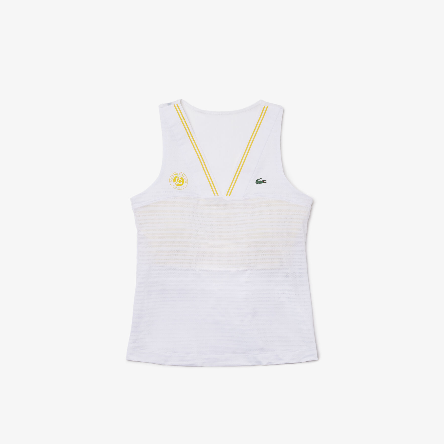 Women’s Lacoste SPORT French Open Edition Bimaterial Tank Top women s lacoste sport french open edition bimaterial tank top