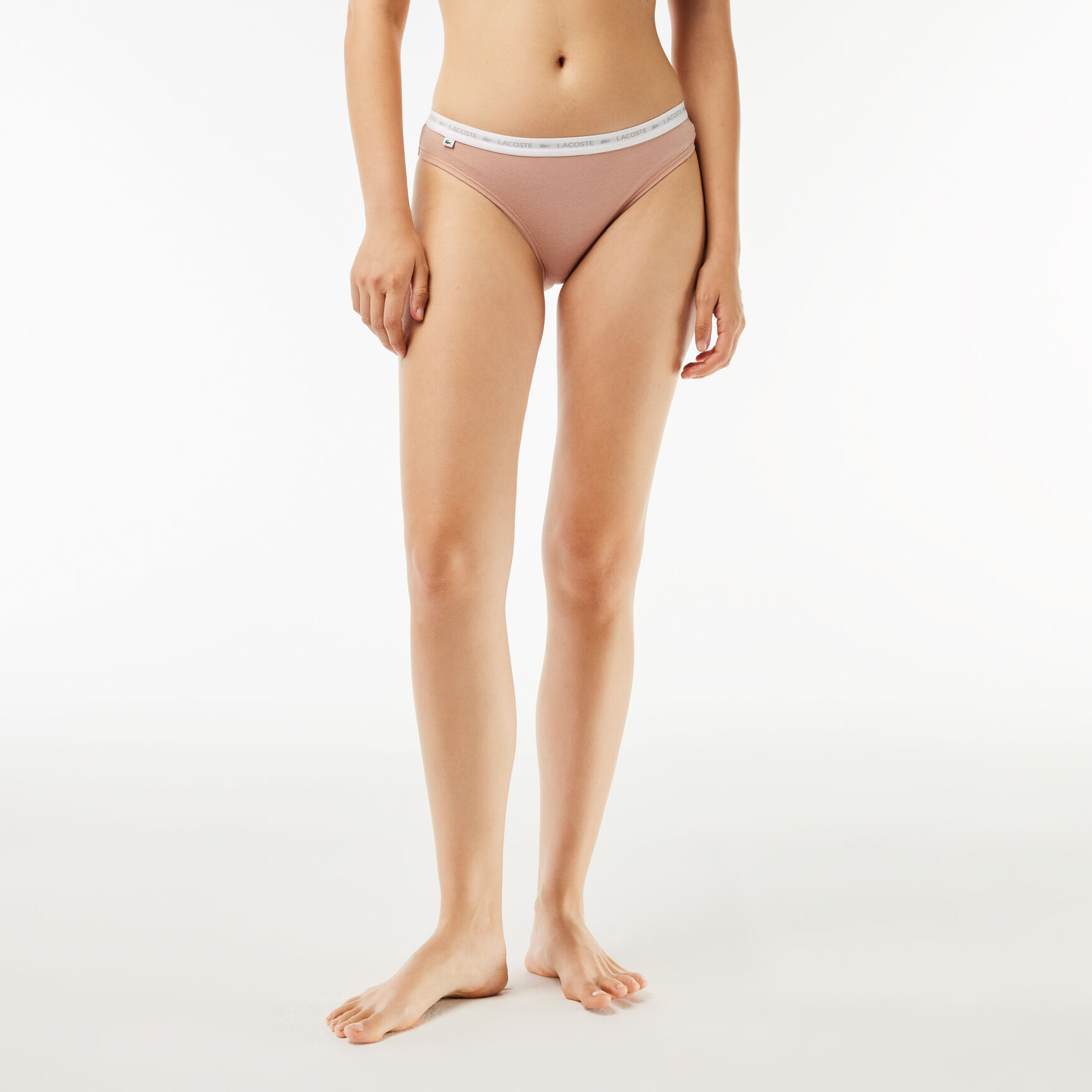 طقم بوكسر قطن مطاطي بتصميم رفيع من الجانبين، 3 قطع طقم بوكسر قطن مطاطي بتصميم رفيع من الجانبين، 3 قطع