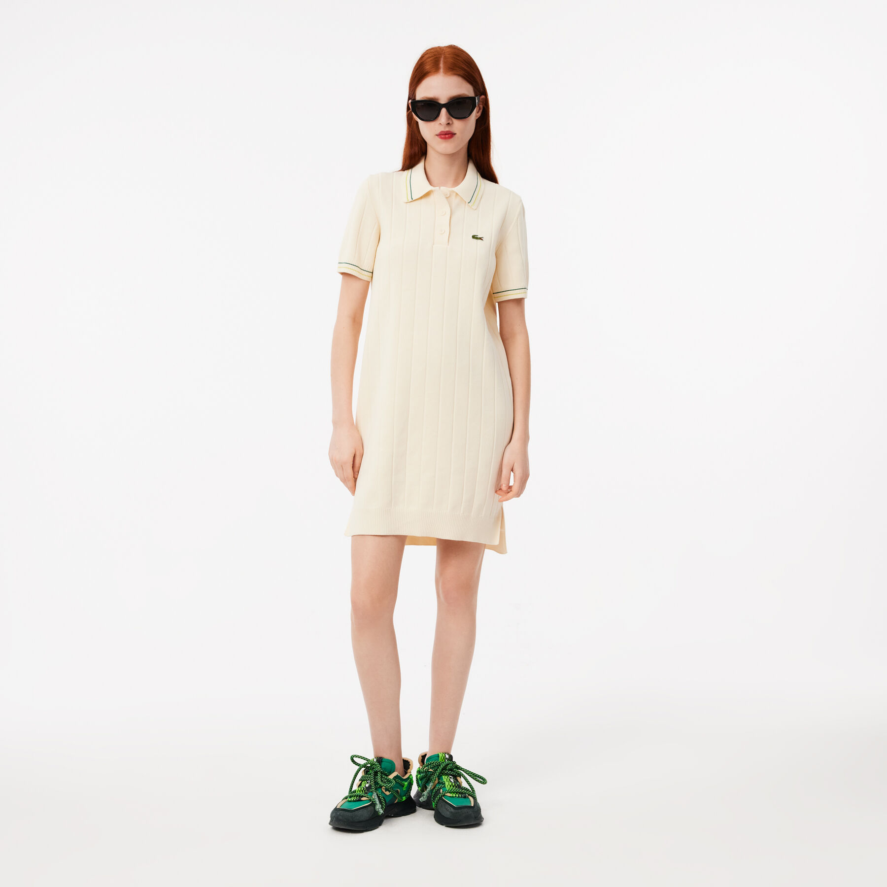 French Made Cotton Polo Dress lacoste french made cotton polo dress