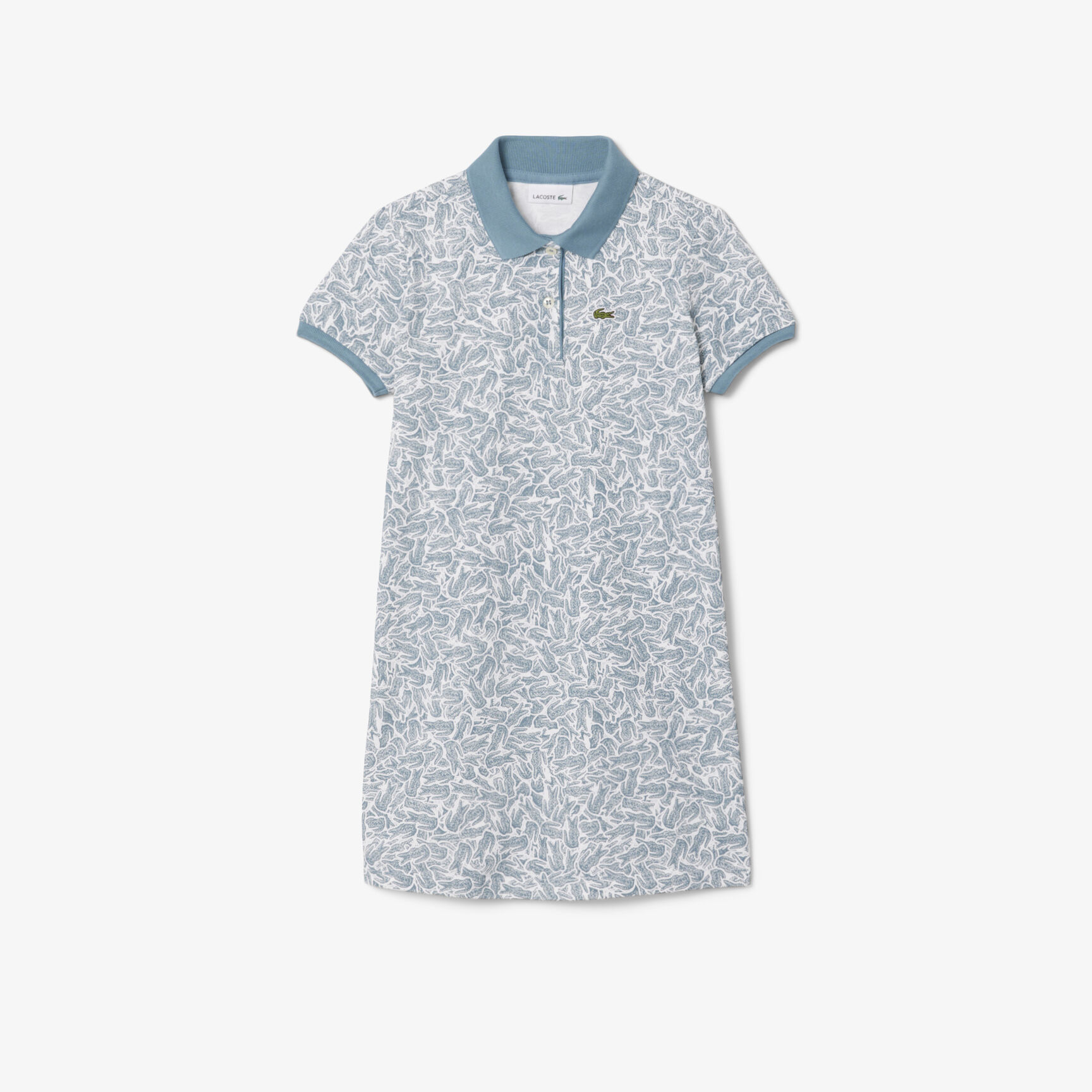 Printed Cotton Polo Dress