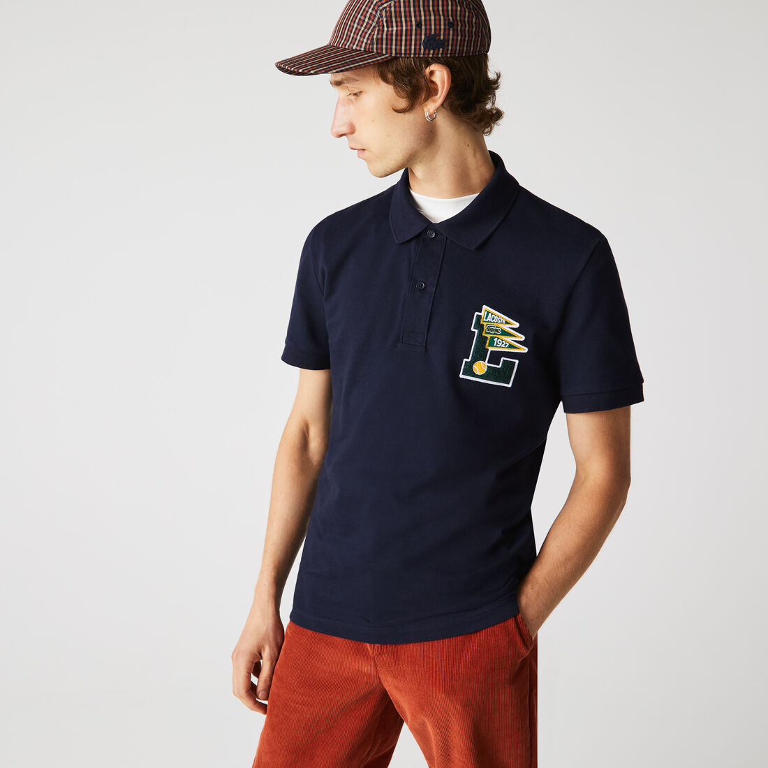 Men&rsquo;s Lacoste Regular Fit L Badge Cotton Piqu&eacute; Polo