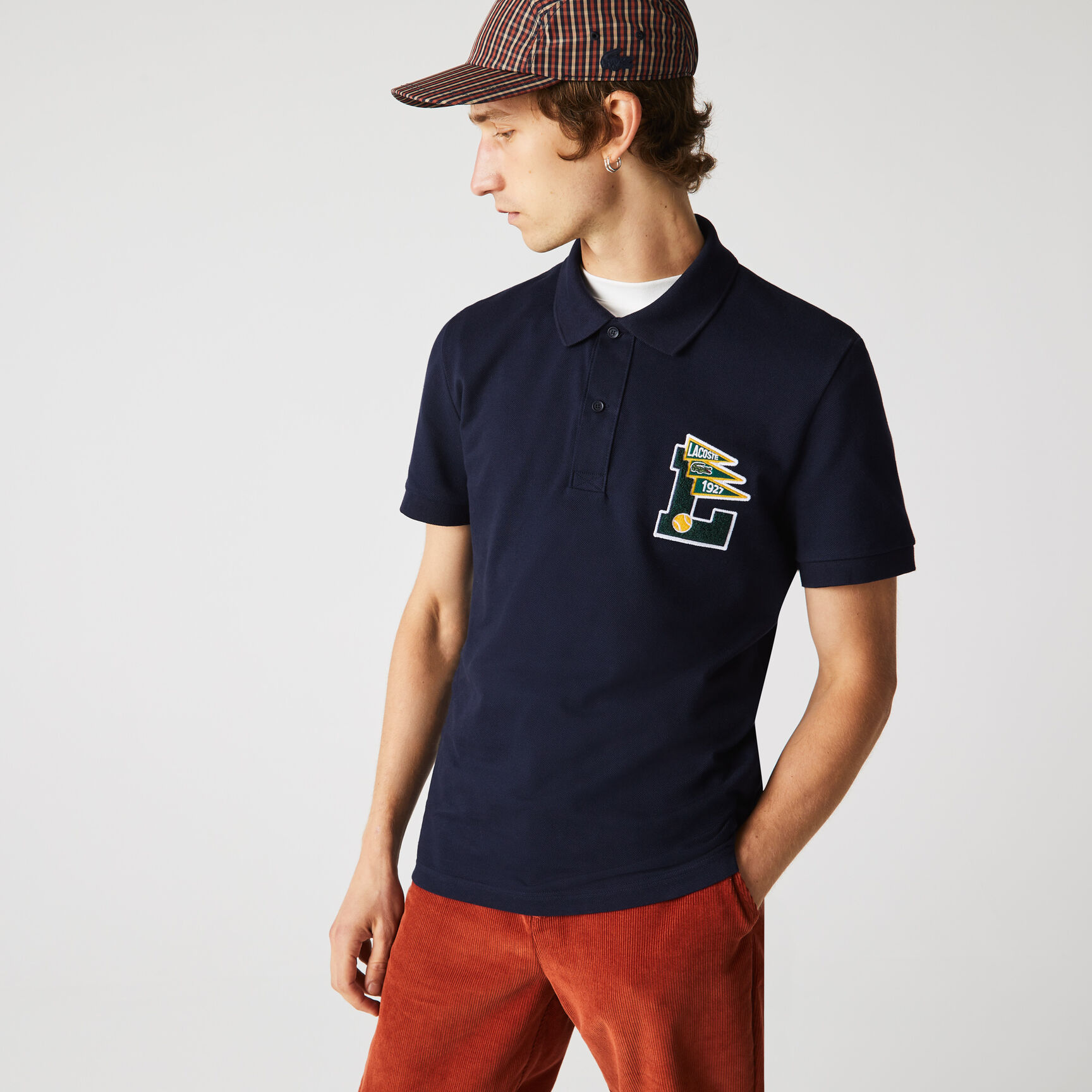 Men&rsquo;s Lacoste Regular Fit L Badge Cotton Piqu&eacute; Polo