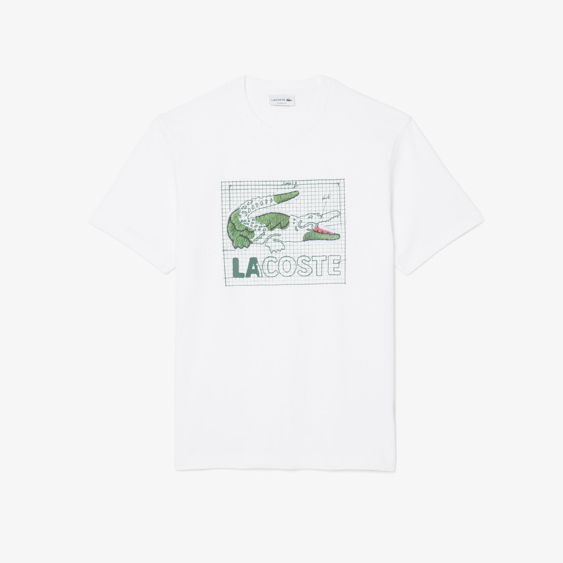 Printed Cotton T-shirt lacoste printed cotton t shirt