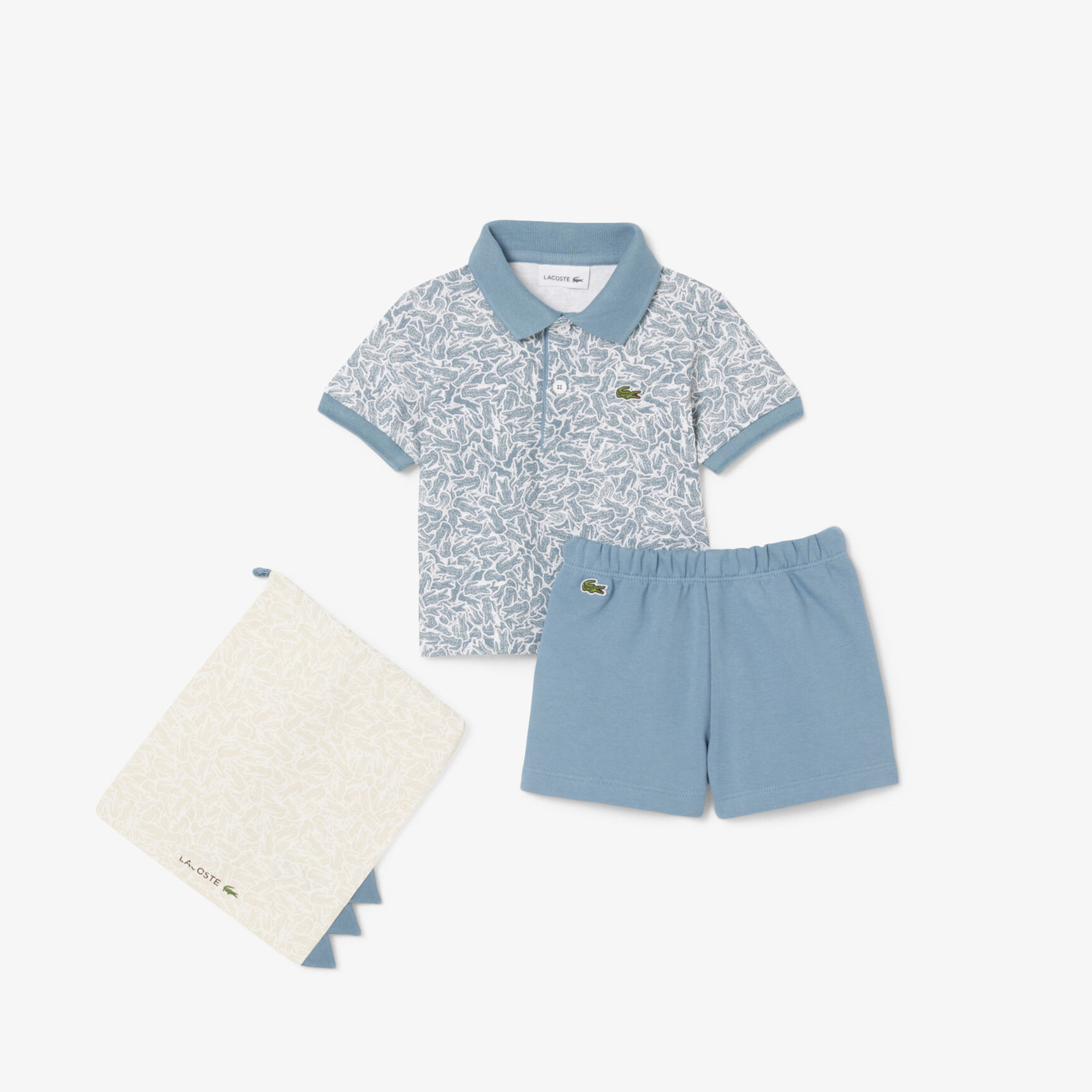 طقم مطبوع للأطفال مع حقيبة