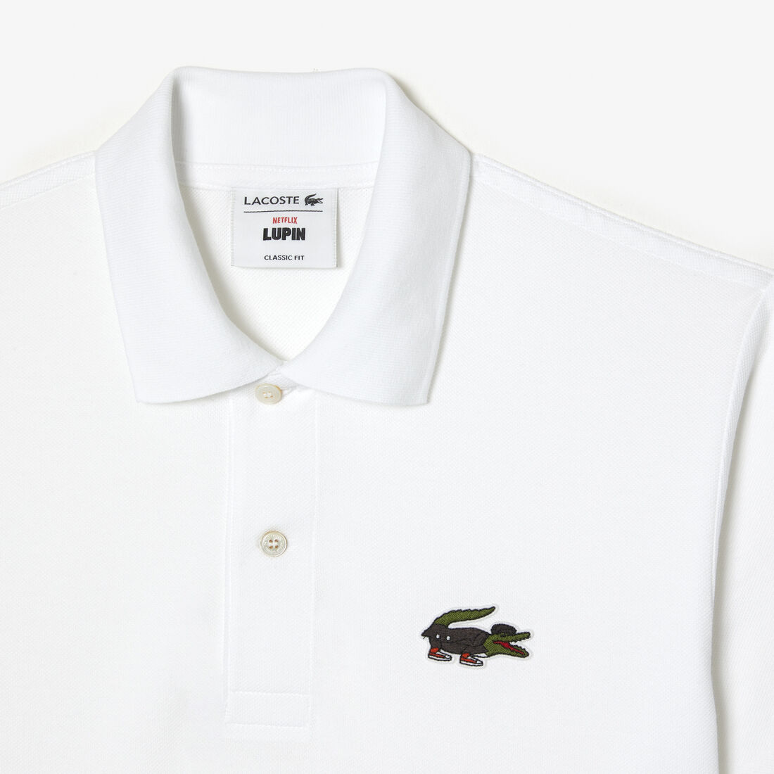 Men’s Lacoste x Netflix Organic Cotton Polo Shirt Men’s Lacoste x Netflix Organic Cotton Polo Shirt