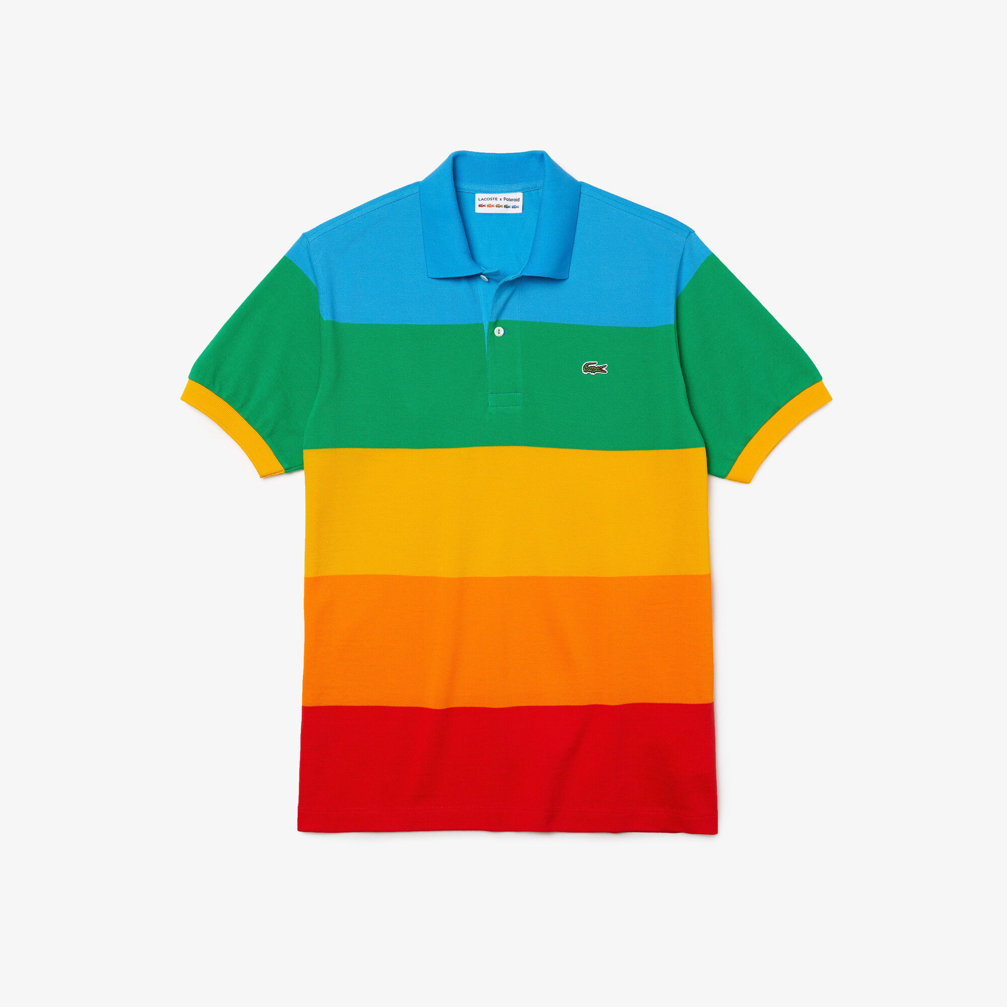 Men’s Polaroid Collaboration Color Striped Classic Fit Polo