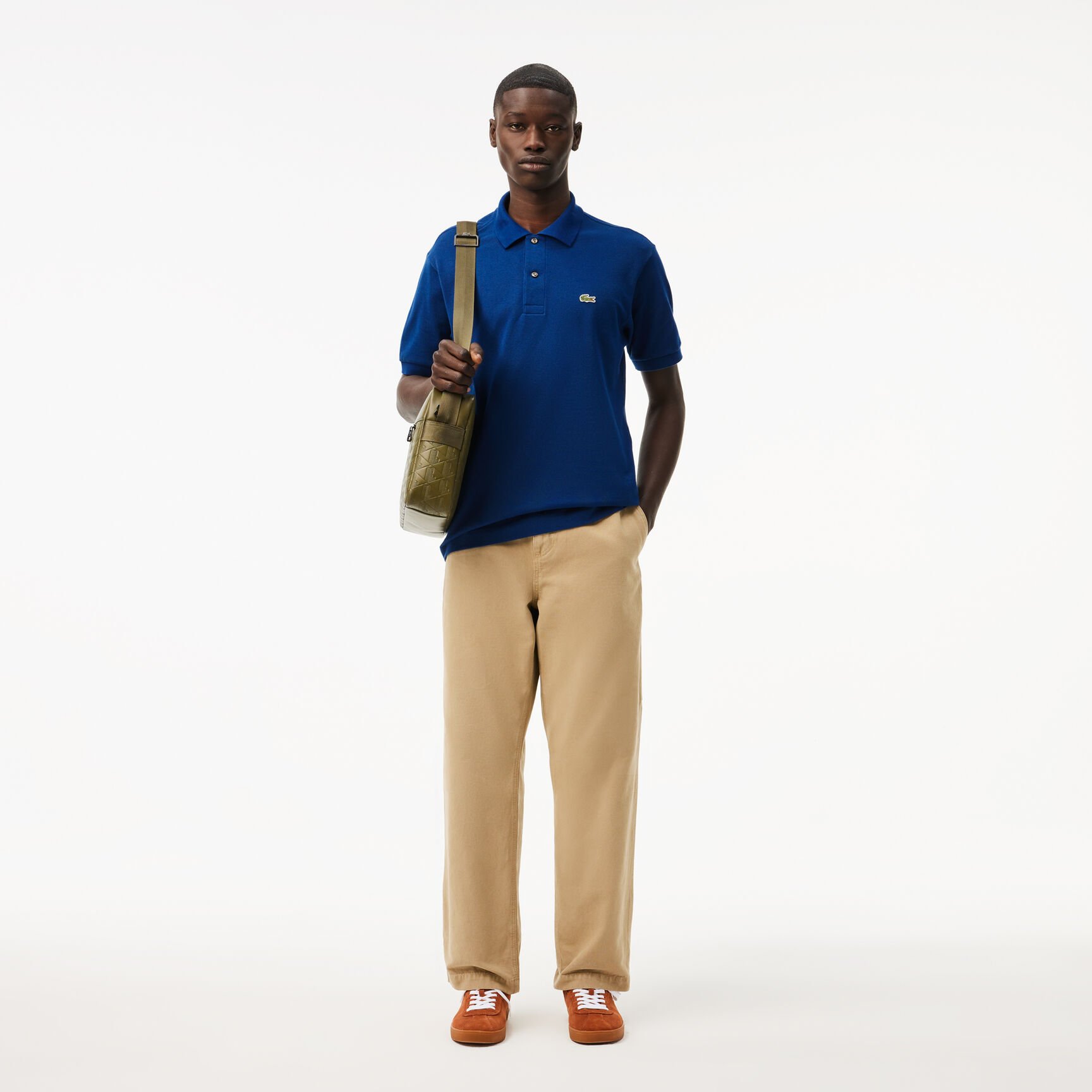 قميص بولو كلاسيكي L.12.12 أصلي قميص بولو كلاسيكي L.12.12 أصلي