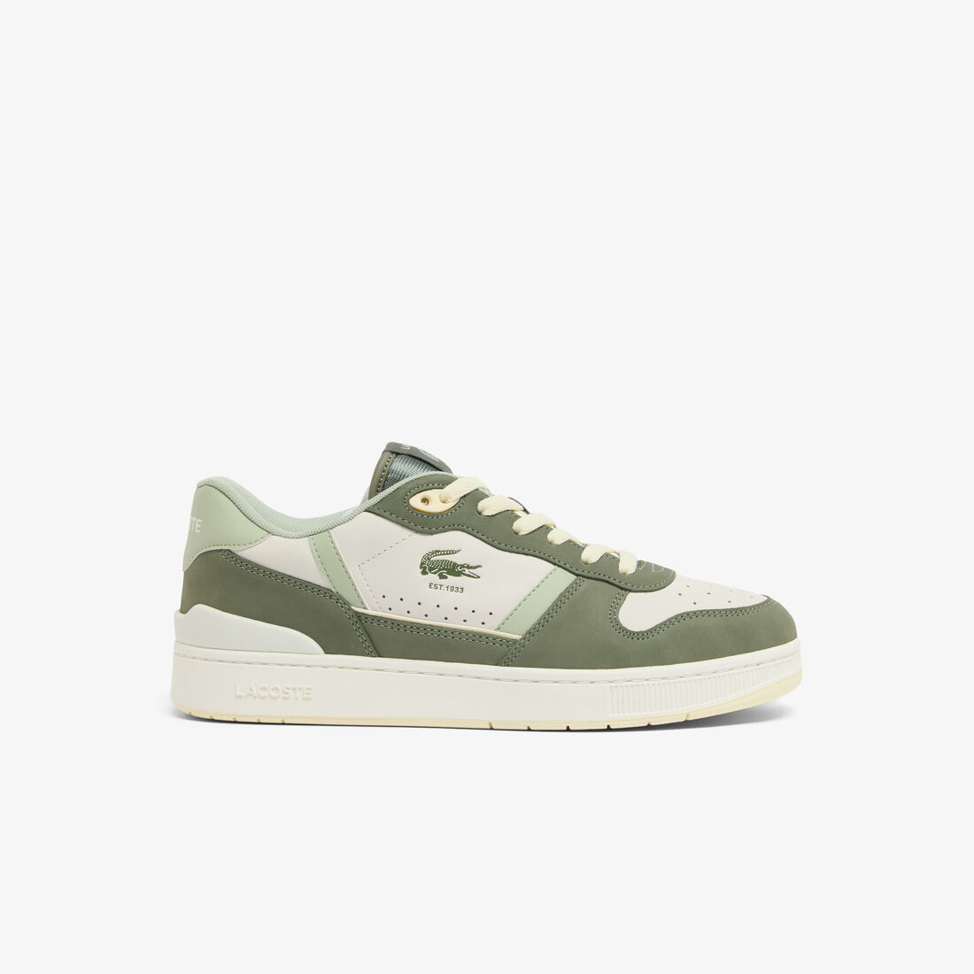 حذاء رياضي رجالي من الجلد بتصميم مشبك على شكل حرف T