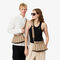 lacoste small lenglen leather bag