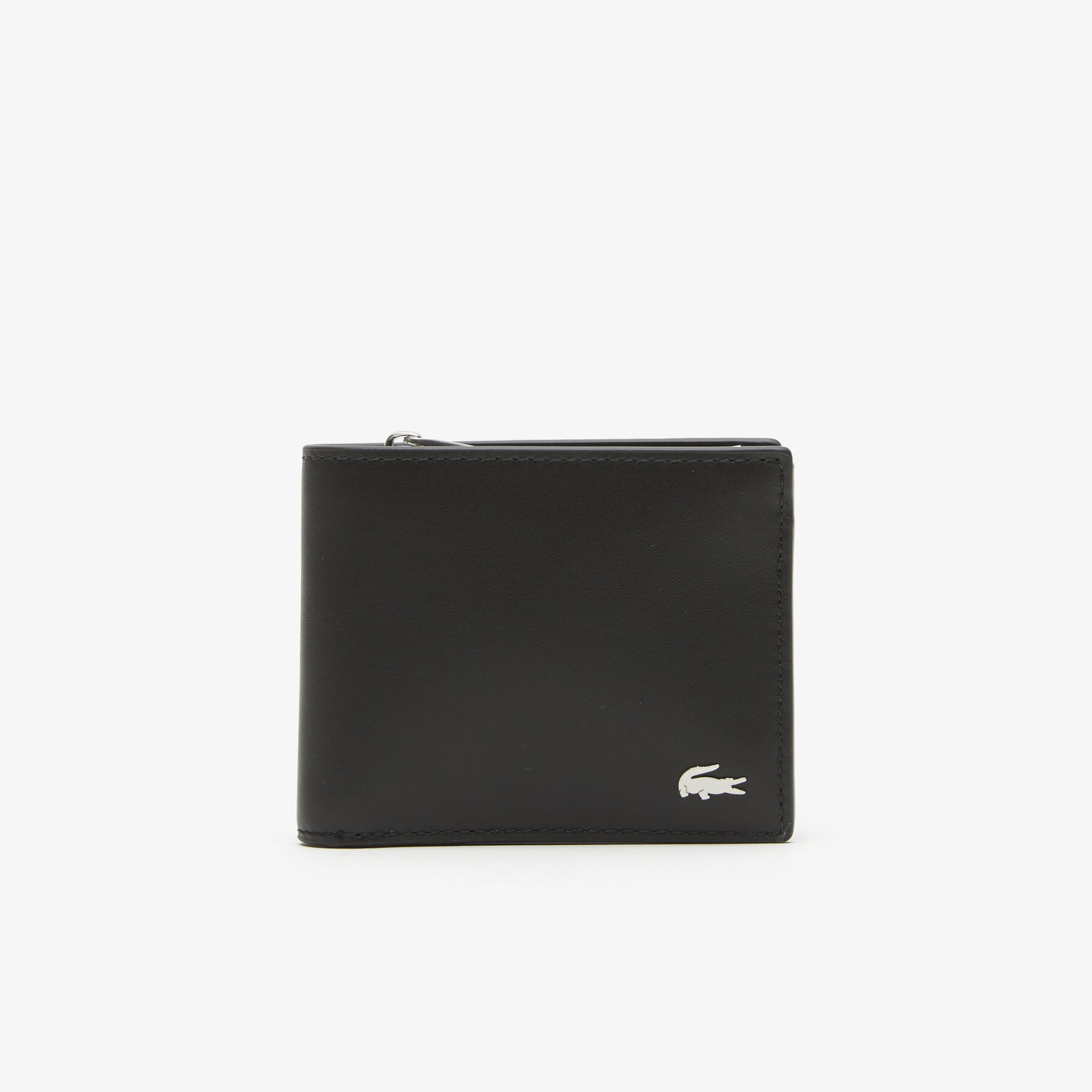 men s lacoste small zipped wallet with rfid protection