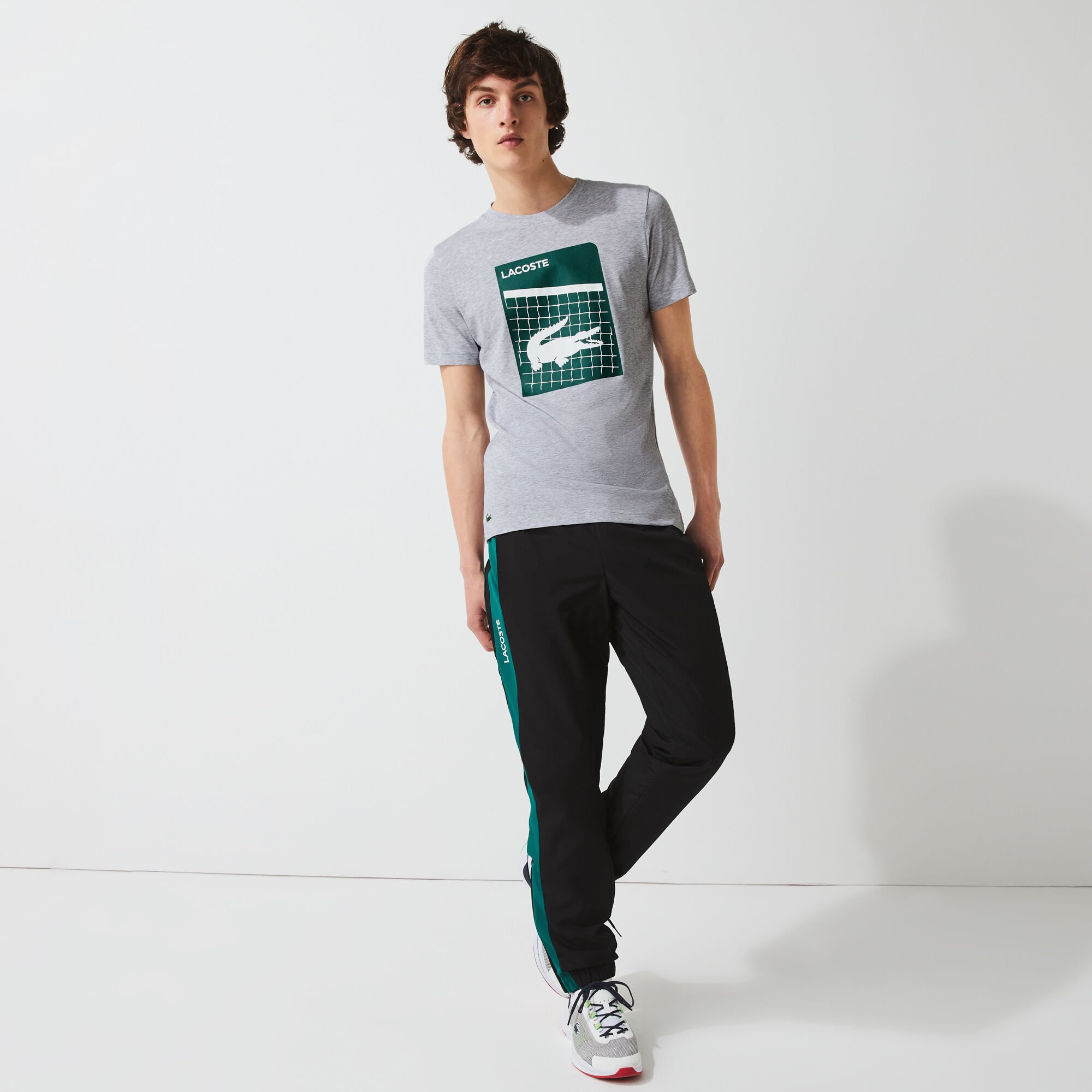 Men’s Lacoste SPORT 3D Print Breathable T-shirt Men’s Lacoste SPORT 3D Print Breathable T-shirt