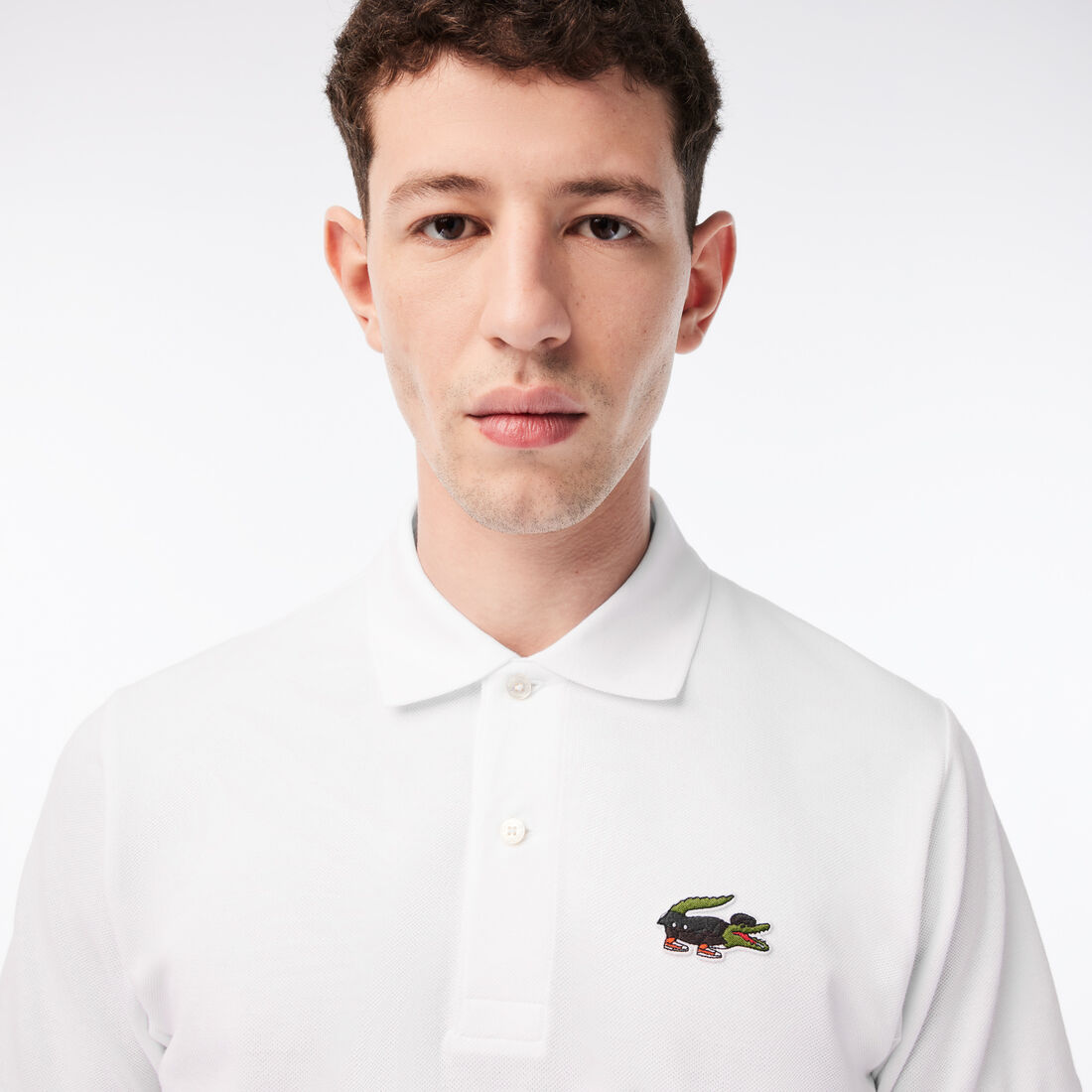 Men’s Lacoste x Netflix Organic Cotton Polo Shirt Men’s Lacoste x Netflix Organic Cotton Polo Shirt
