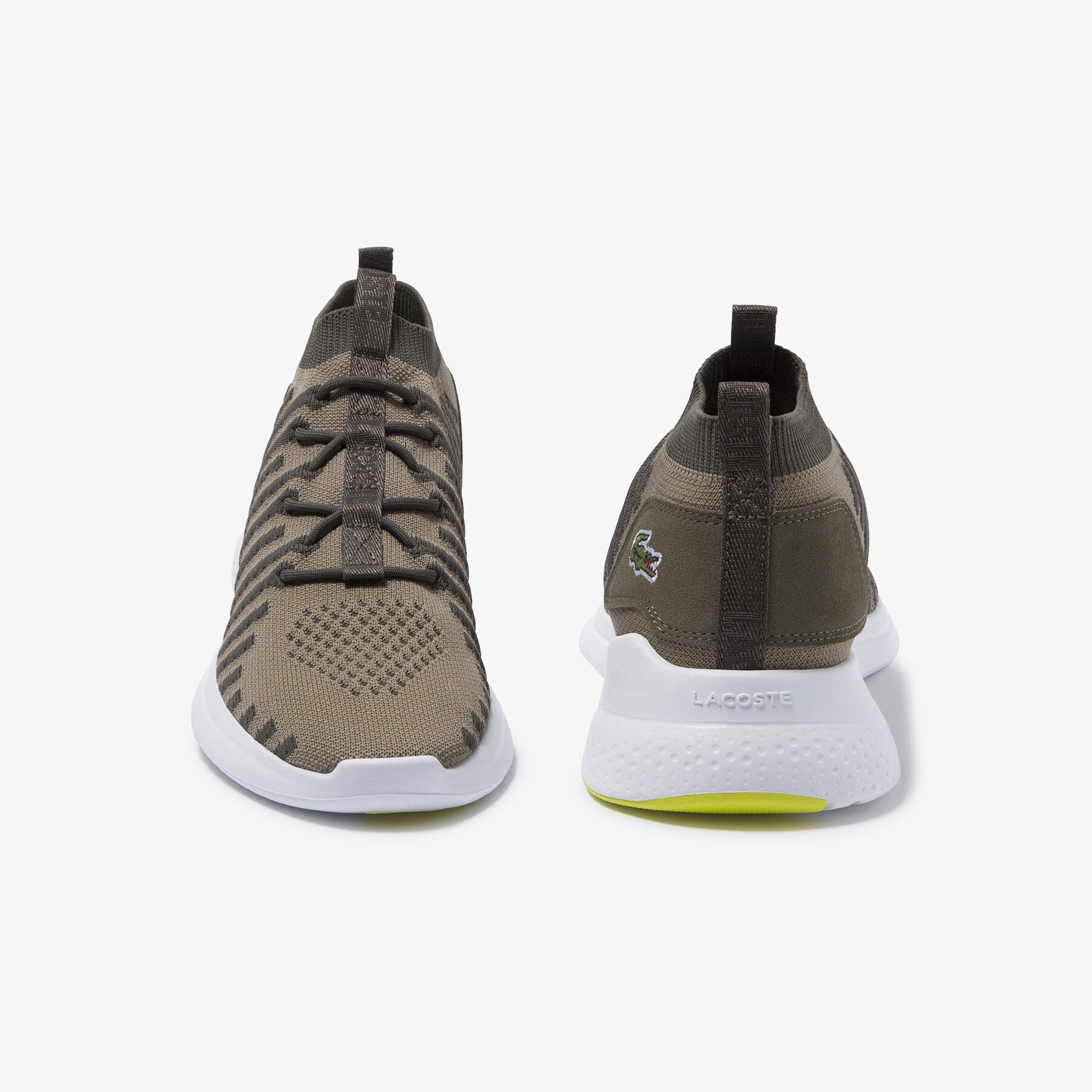 Men's LT Fit-Flex Colour-pop Textile and Suede Trainers lacoste men s lt fit flex colour pop textile and suede trainers