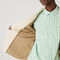 lacoste men s straight fit cotton and linen blend blazer