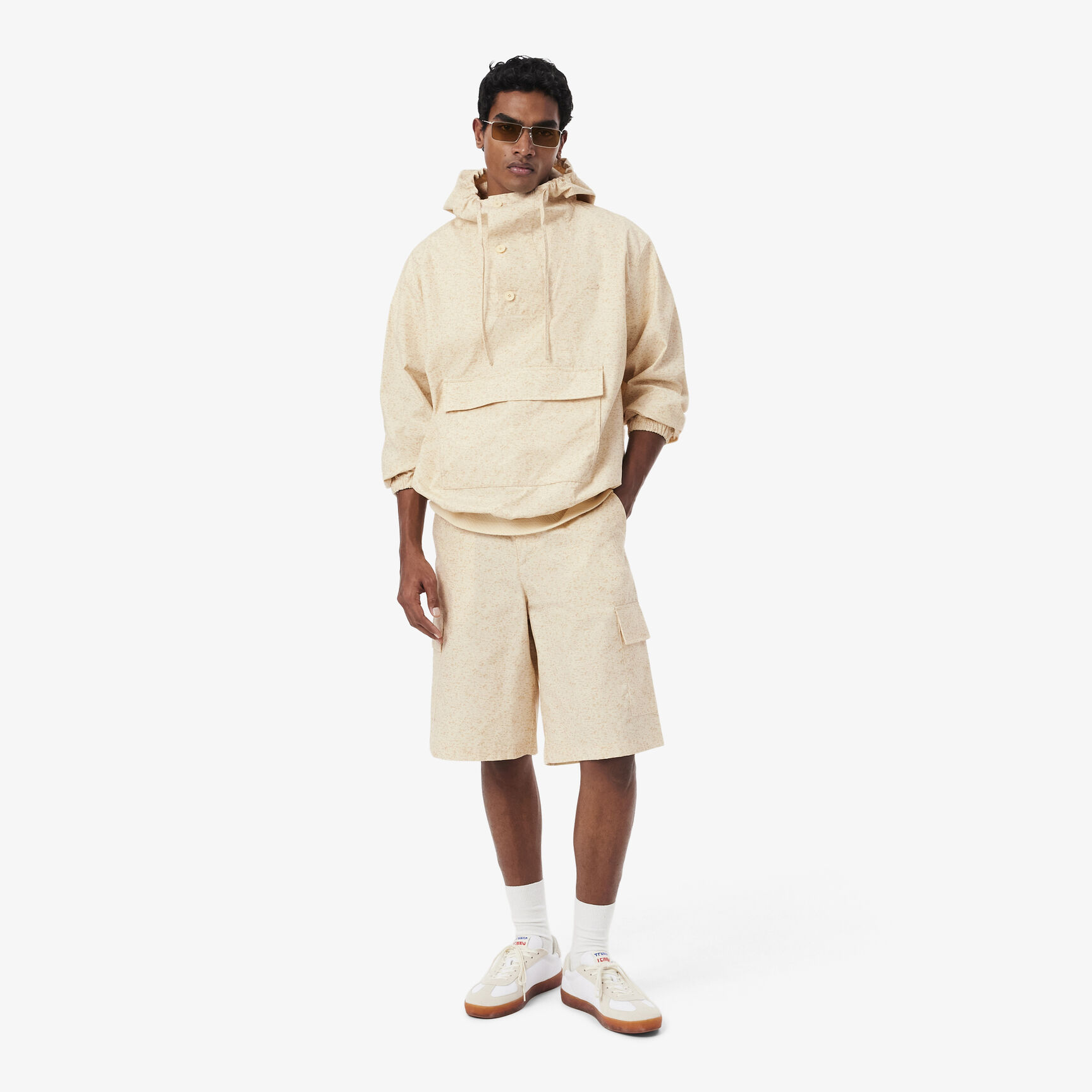Straight Fit Printed Bermuda Cargo Shorts Straight Fit Printed Bermuda Cargo Shorts