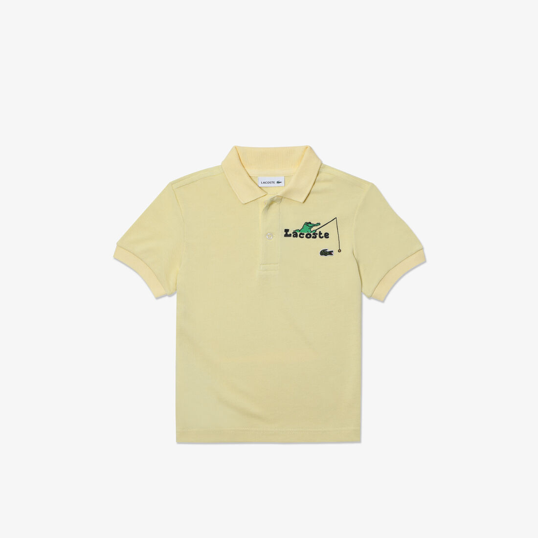 Boys’ Lacoste Fun Crocodile Cotton Piqué Polo