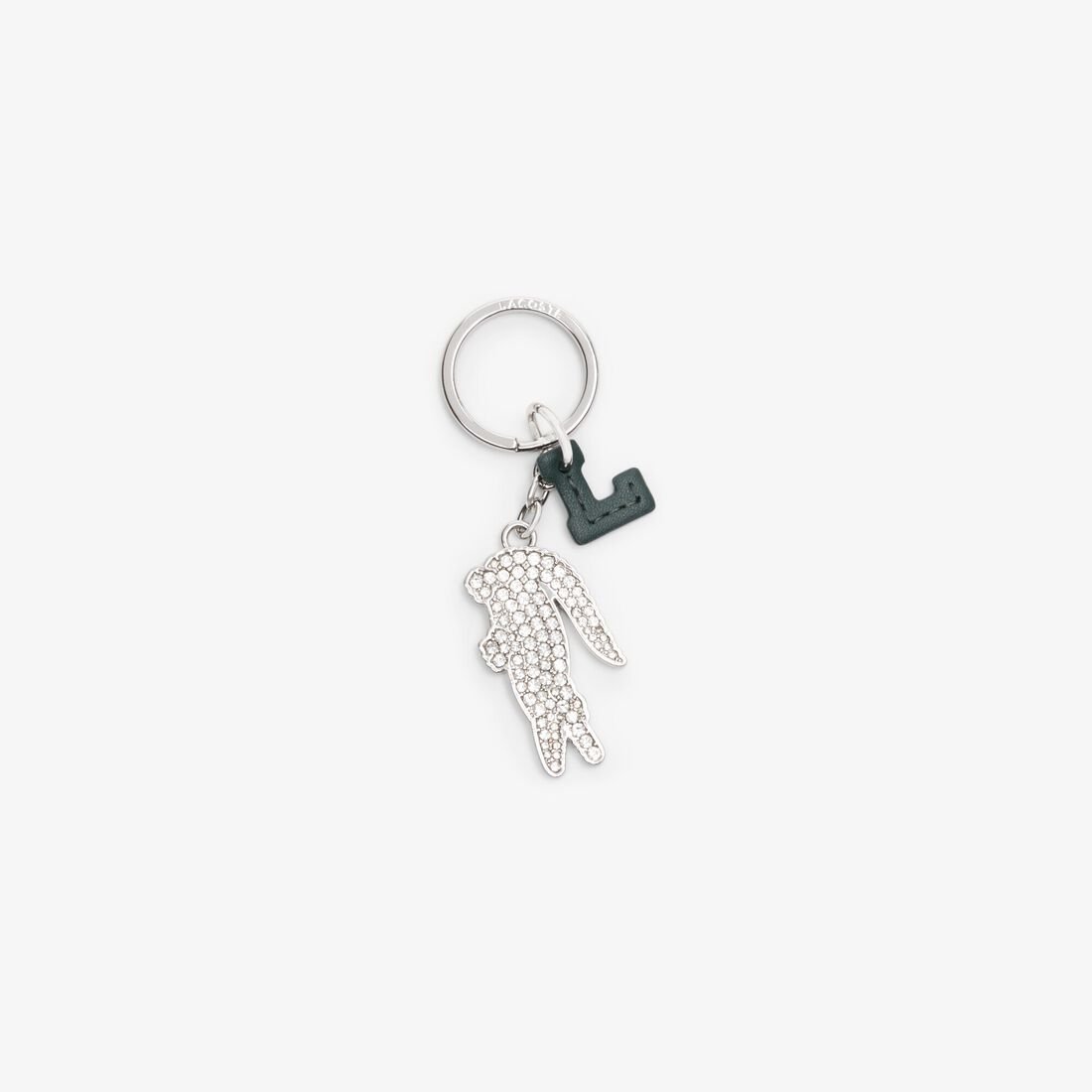 Diamante Crocodile L Charms Key Ring