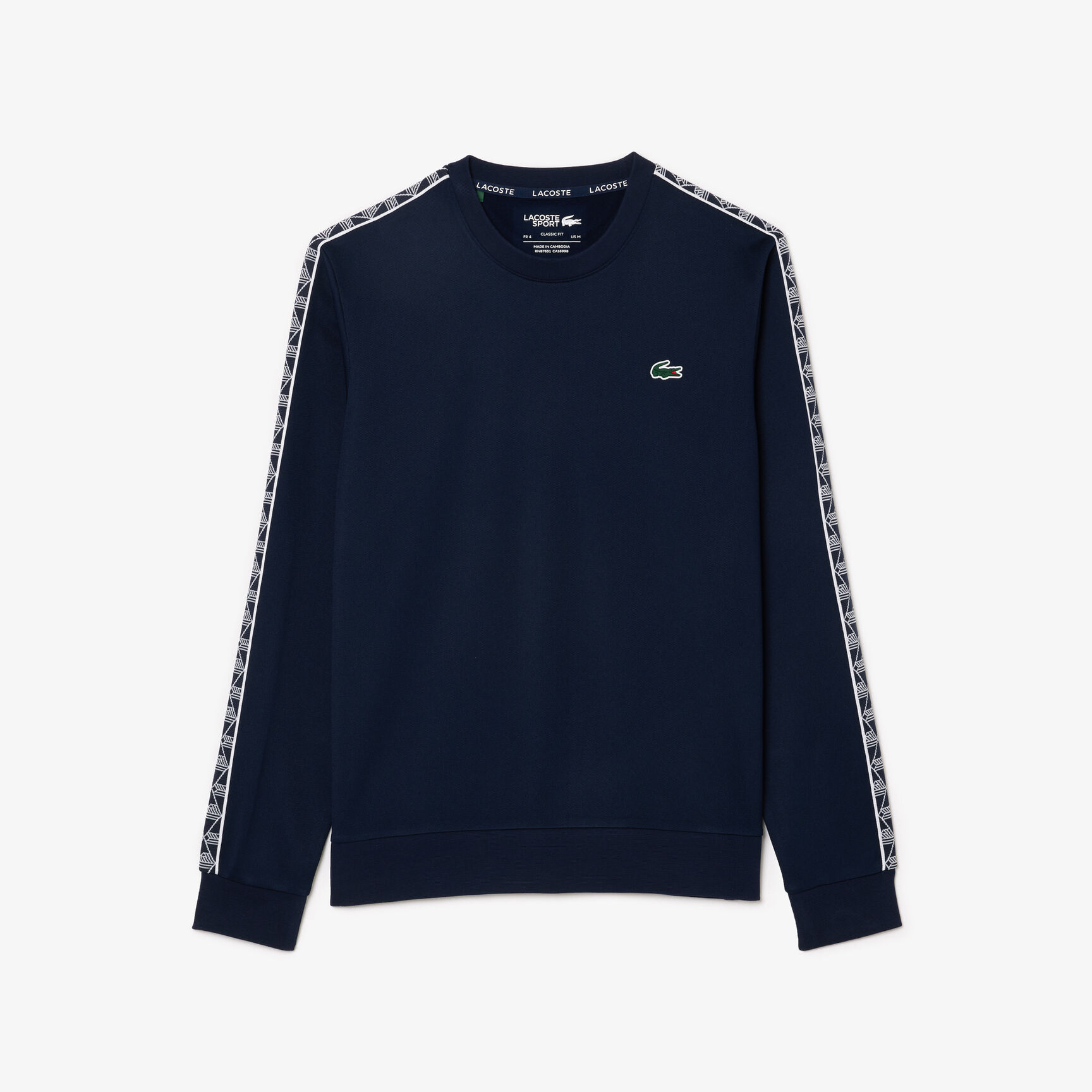 Jacquard Interlock Tennis Sweatshirt Jacquard Interlock Tennis Sweatshirt