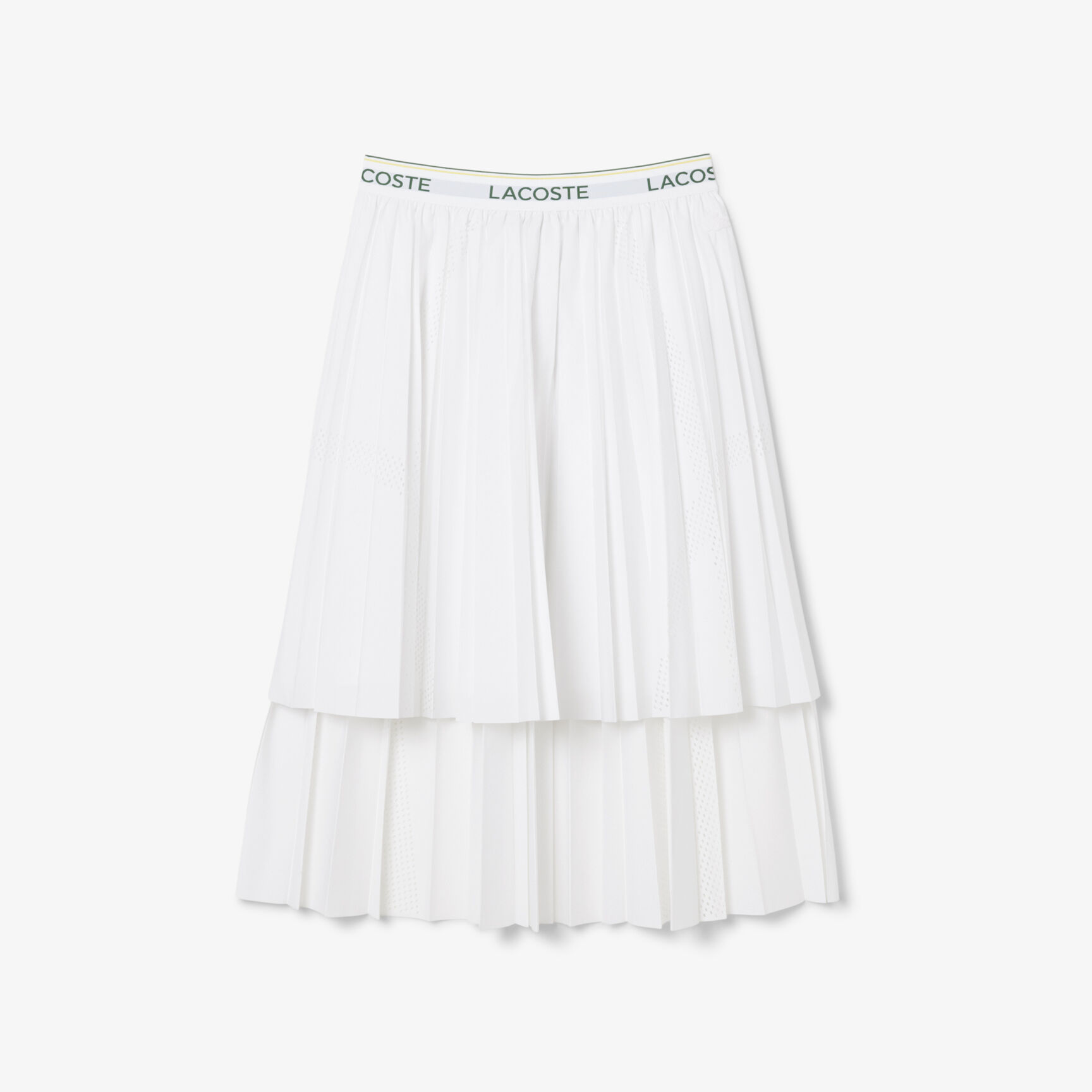 Asymmetric Pleated Midi Skirt