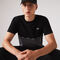 men s lacoste sport crew neck lightweight bicolour cotton t shirt