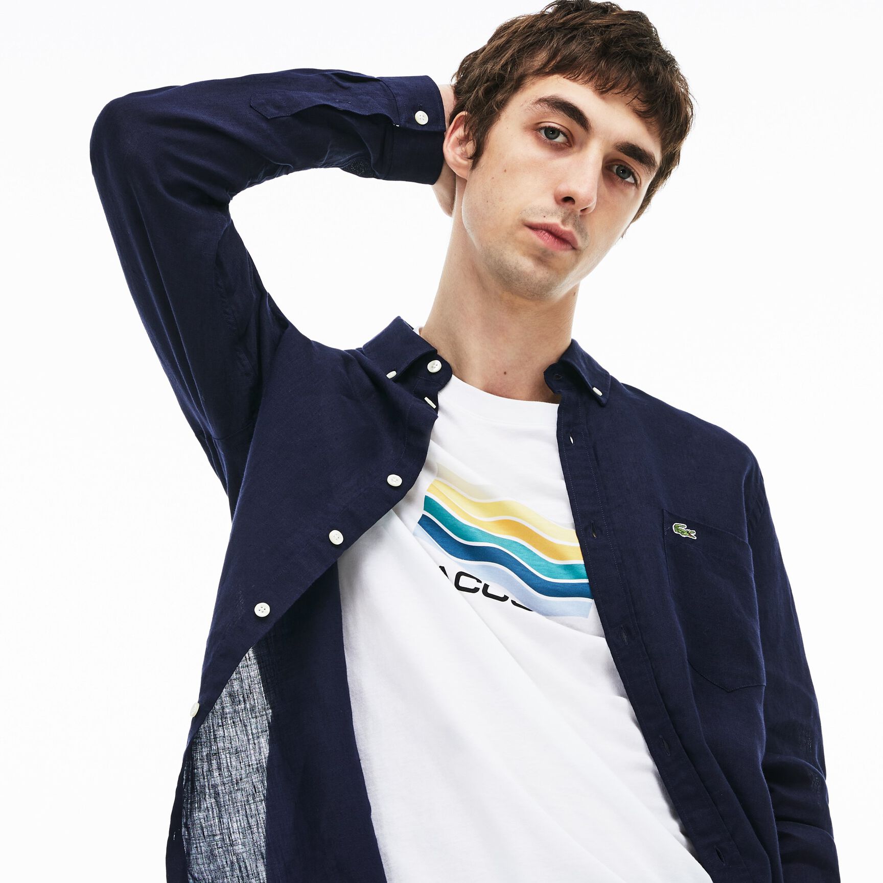 Men's Regular Fit Linen Shirt