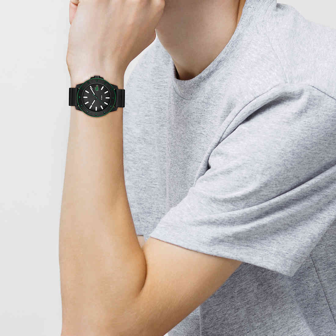 Men Silicone Strap 3 Hand Quartz Watch Men Silicone Strap 3 Hand Quartz Watch