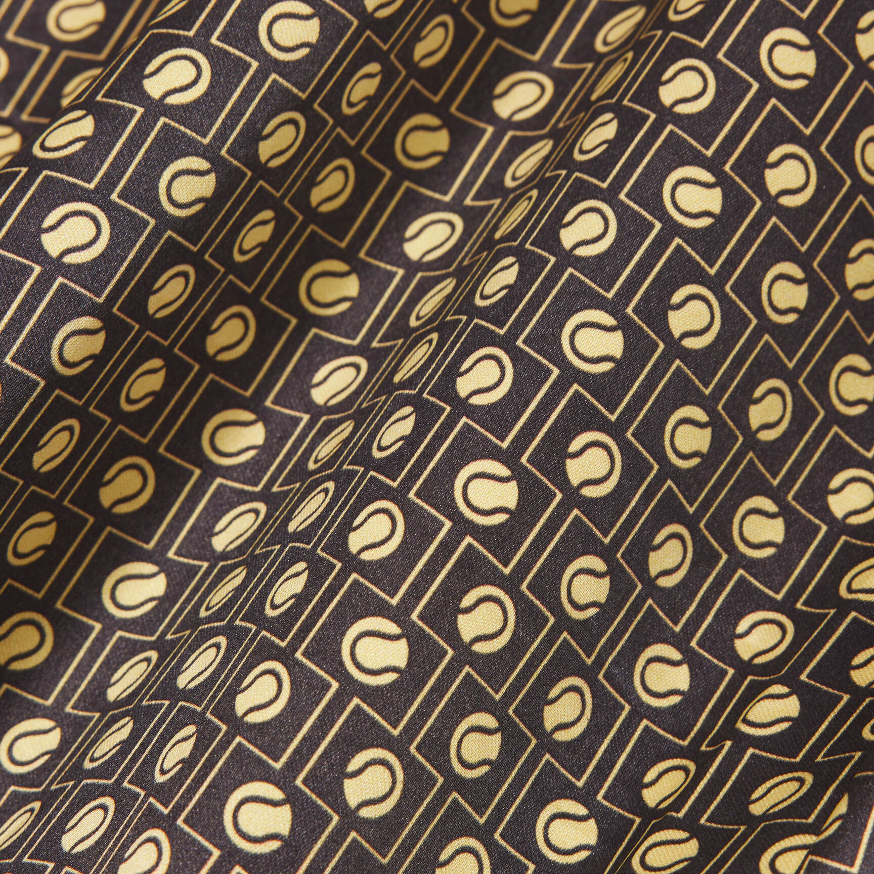 Oversized Printed Satin Shirt Oversized Printed Satin Shirt