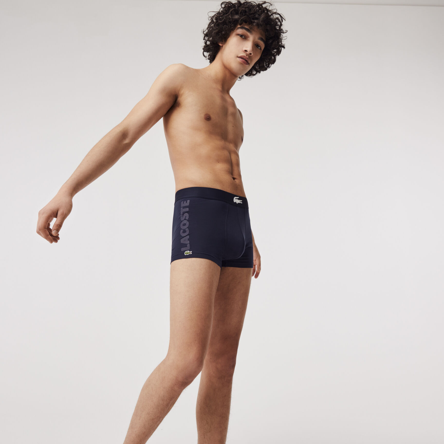 Men’s Stretch Cotton Plain Trunk 3-Pack