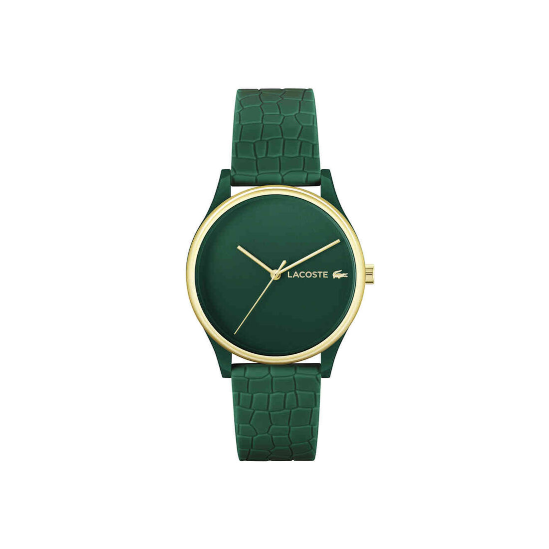 Women's Green Silicone Strap Watch