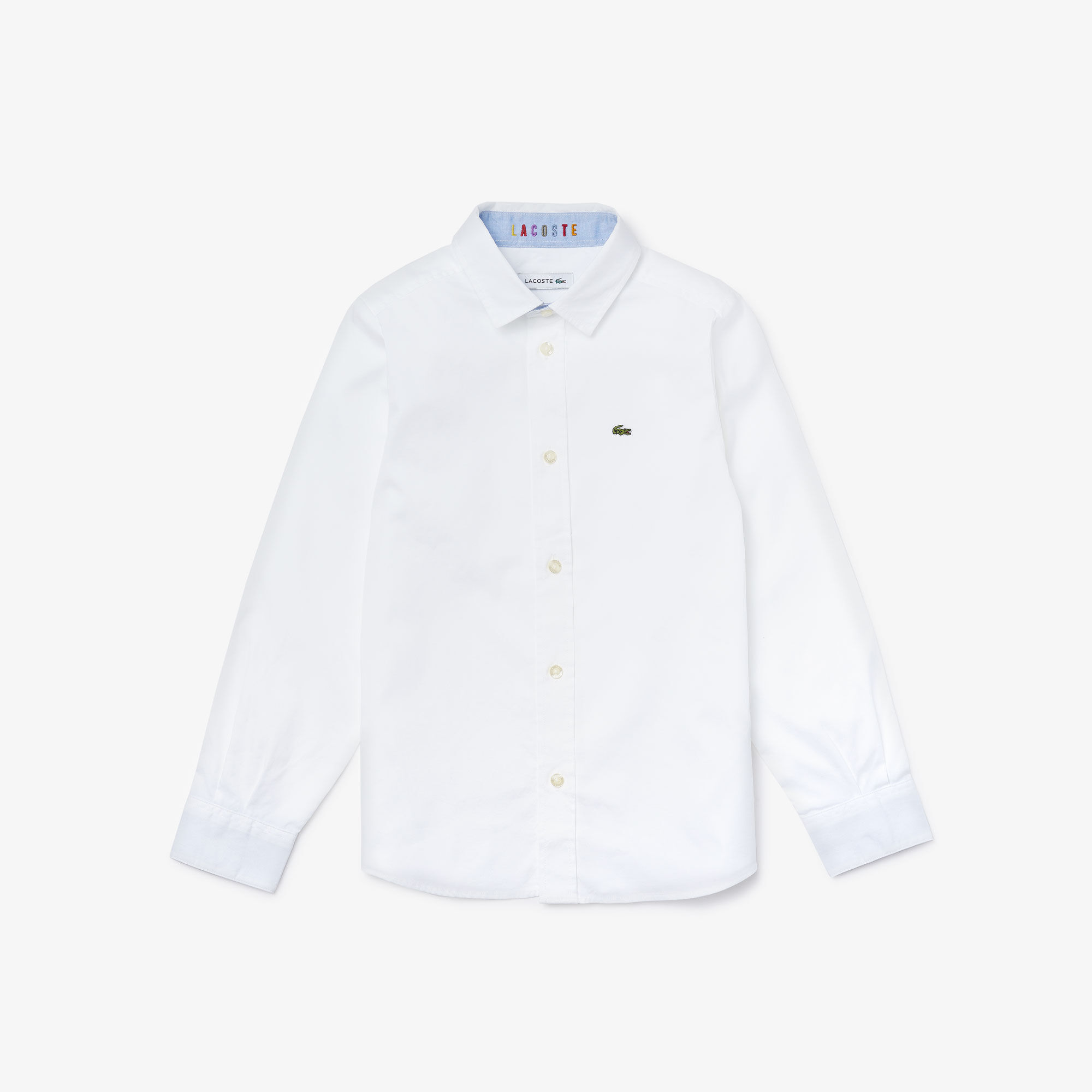 Boys' Contrast Finishes Oxford Cotton Shirt Boys' Contrast Finishes Oxford Cotton Shirt